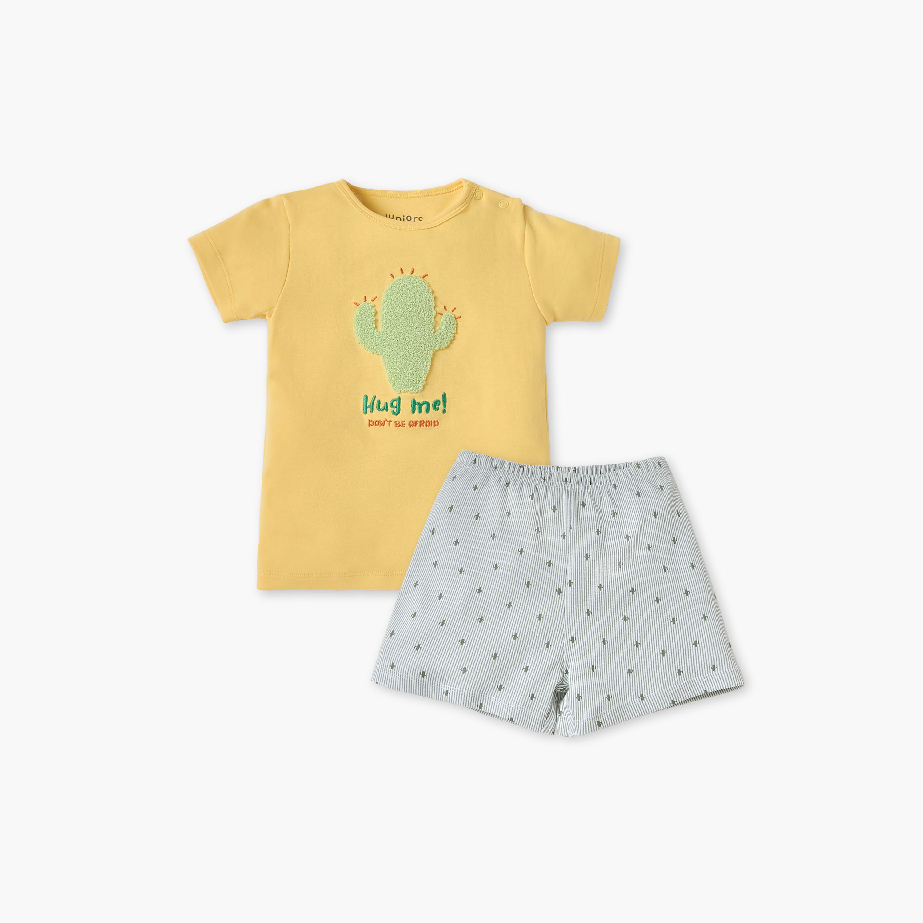 Juniors Printed T-shirt and Pyjama Set-baby-boys-clothing-nightwear-pyjamasets-image-1