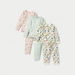 Juniors All-Over Print Long Sleeves T-shirt with Pyjamas - Set of 3-Pyjama Sets-thumbnail-0