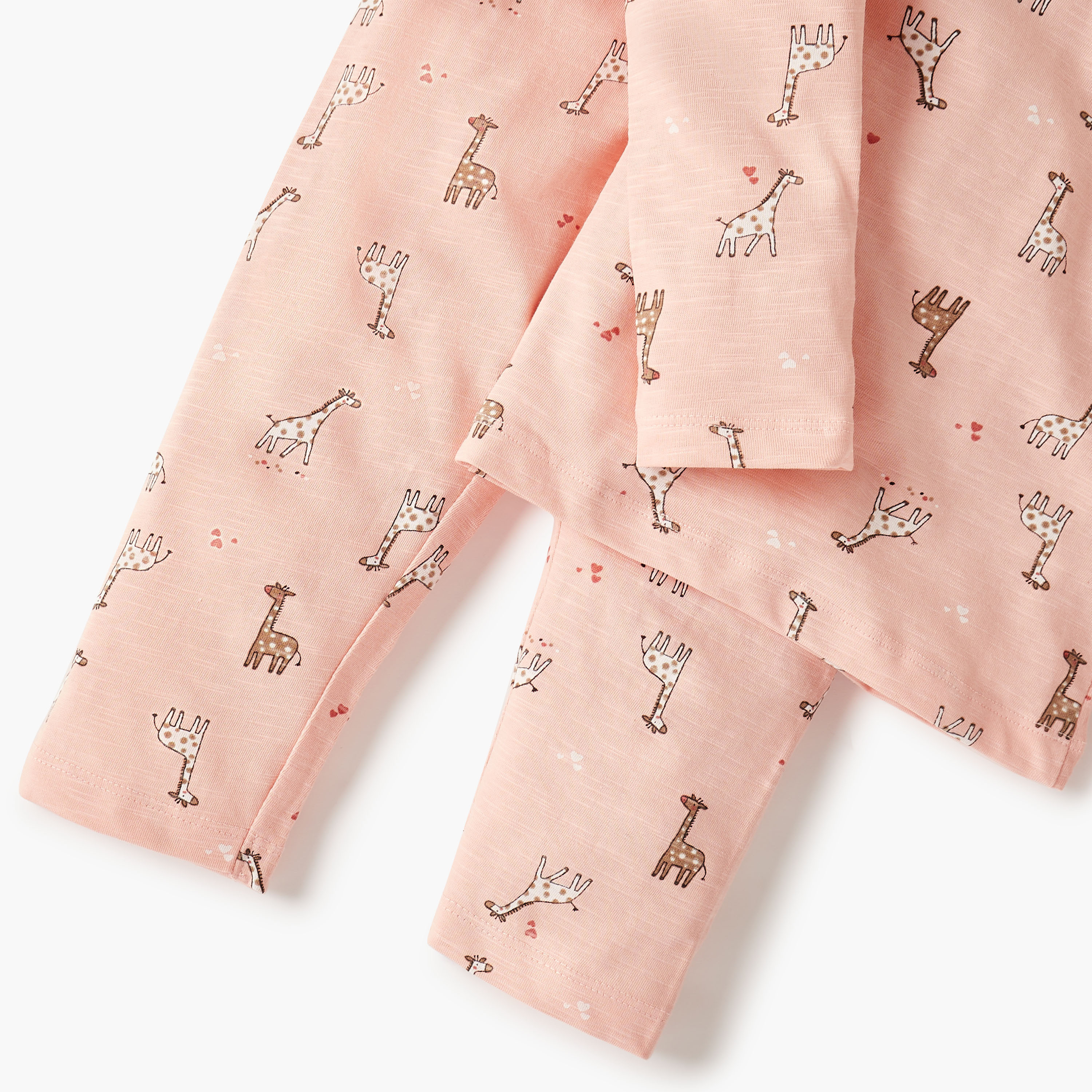 Juniors Pyjama Set with Bear Print - Cotton - Long Sleeves - Round Neck-baby-boys-clothing-nightwear-pyjamasets-image-5