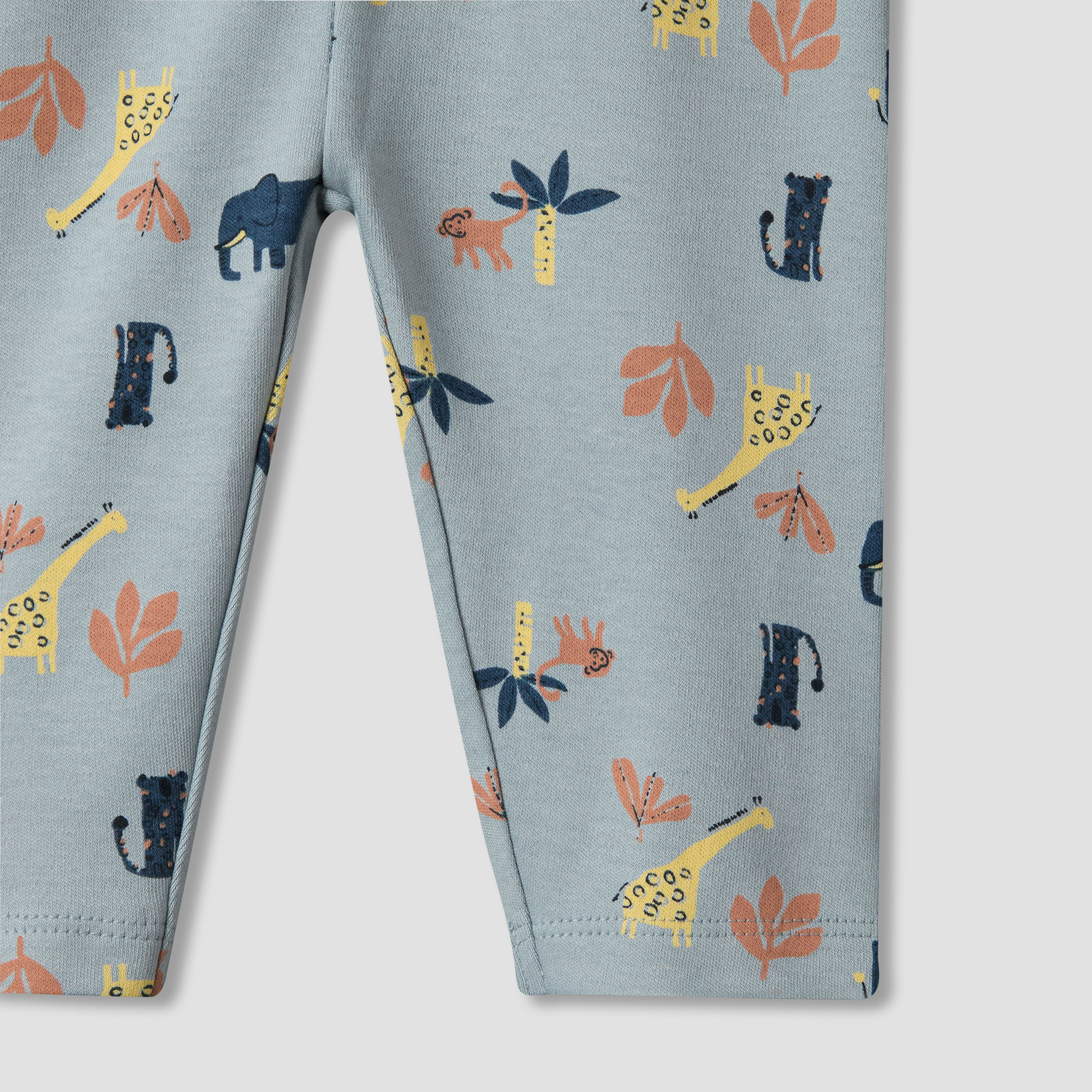 Juniors Cotton Round Neck Long Sleeves Pyjama Set with Safari Print-baby-boys-clothing-nightwear-pyjamasets-image-8