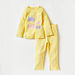 Juniors Ice Cream Print Long Sleeves T-shirt and Pyjama Set-Pyjama Sets-thumbnailMobile-0