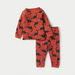 Juniors Dinosaur Print T-shirt with Pyjamas - Set of 3-Pyjama Sets-thumbnailMobile-1
