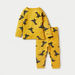 Juniors Dinosaur Print T-shirt with Pyjamas - Set of 3-Pyjama Sets-thumbnailMobile-2