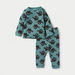 Juniors Dinosaur Print T-shirt with Pyjamas - Set of 3-Pyjama Sets-thumbnail-3