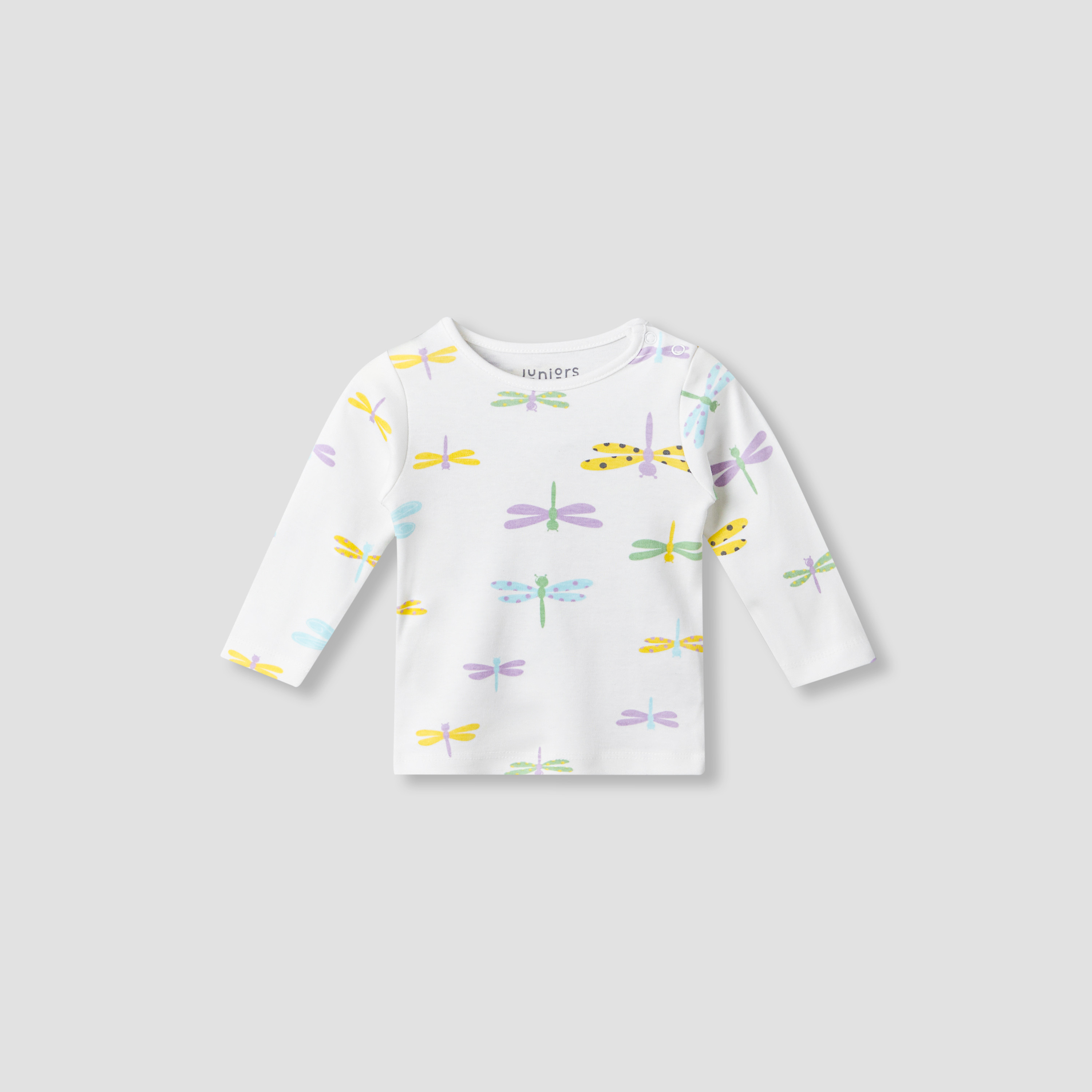 Juniors Cotton Round Neck Long Sleeve Pyjama Set with Dragonfly Print-baby-girls-clothing-nightwear-pyjamasets-image-3