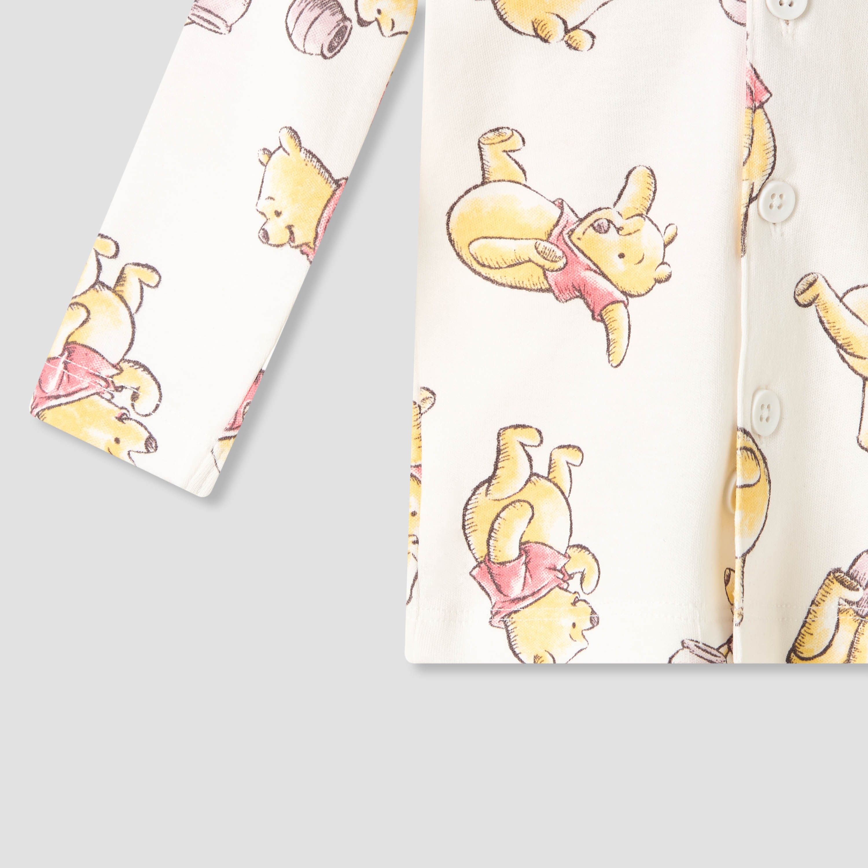 Disney Pyjama Set with Winnie The Pooh Print - Cotton - Long Sleeves - Notch Collar-promo_babyshop_Buy2for79_UAE130126-image-5