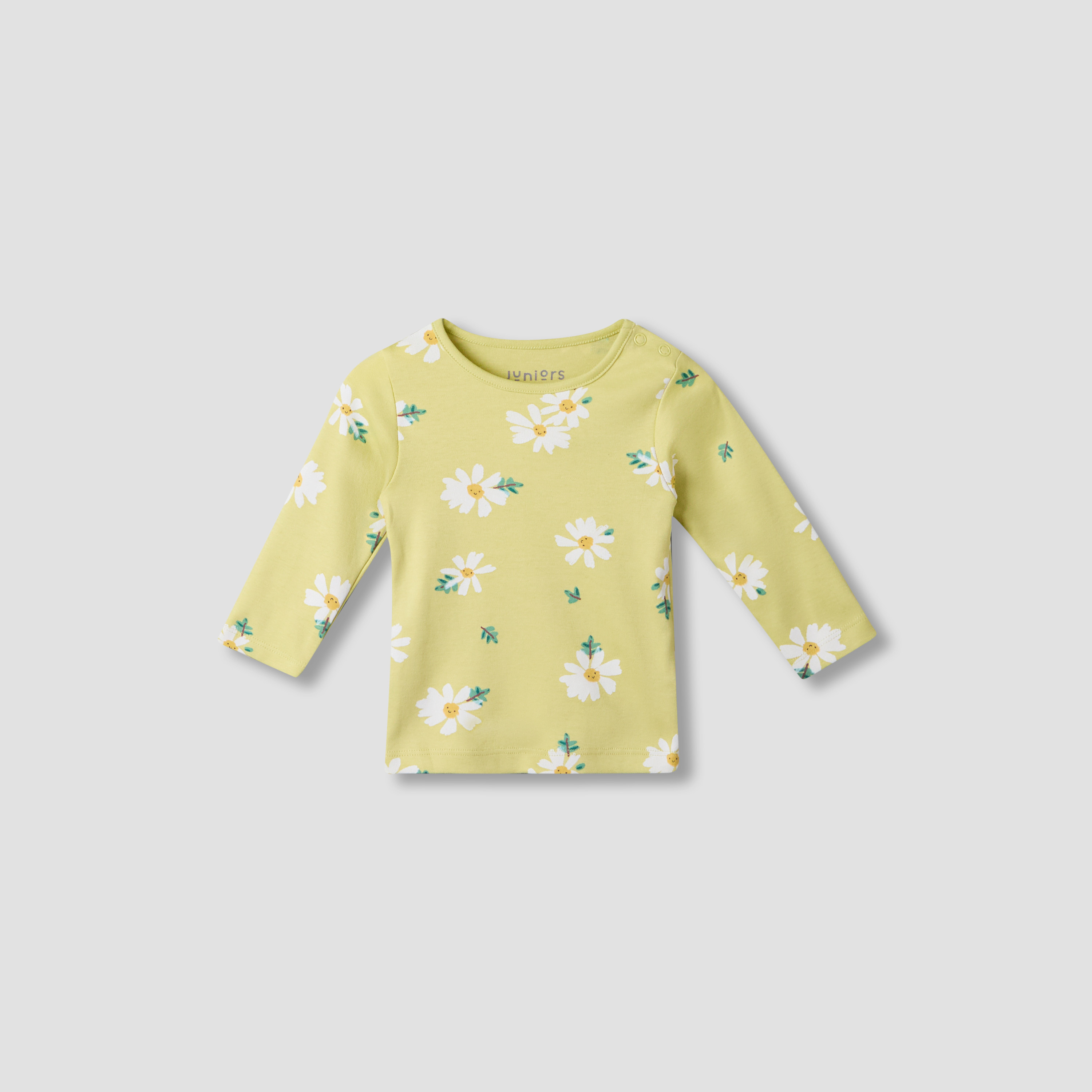 Juniors Cotton Round Neck Long Sleeve Pyjama Set with Floral Print-baby-girls-clothing-nightwear-pyjamasets-image-3
