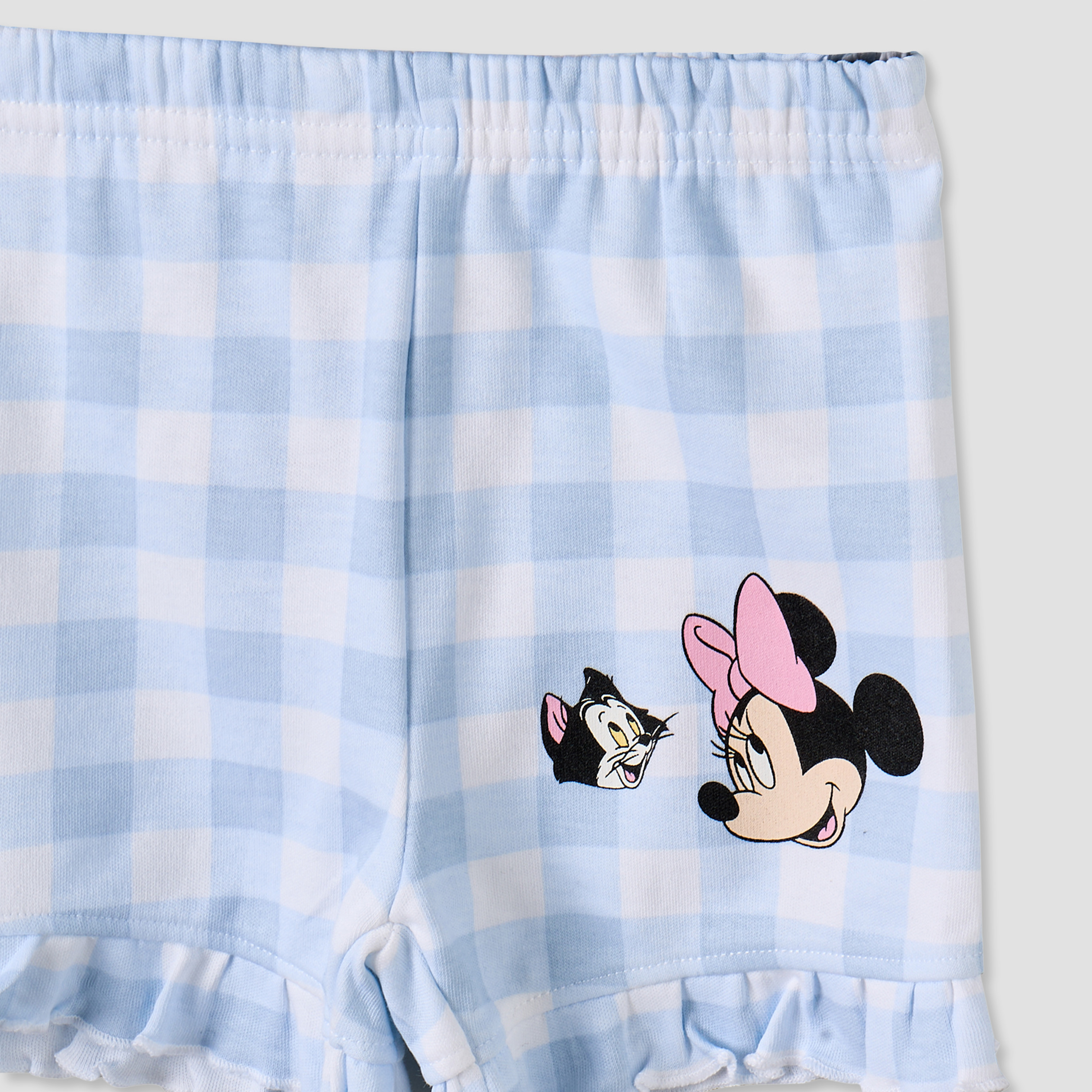Disney Collared Short Sleeves Shirt and Shorts Set with Minnie Mouse Print-baby-girls-clothing-setsandcoords-image-8