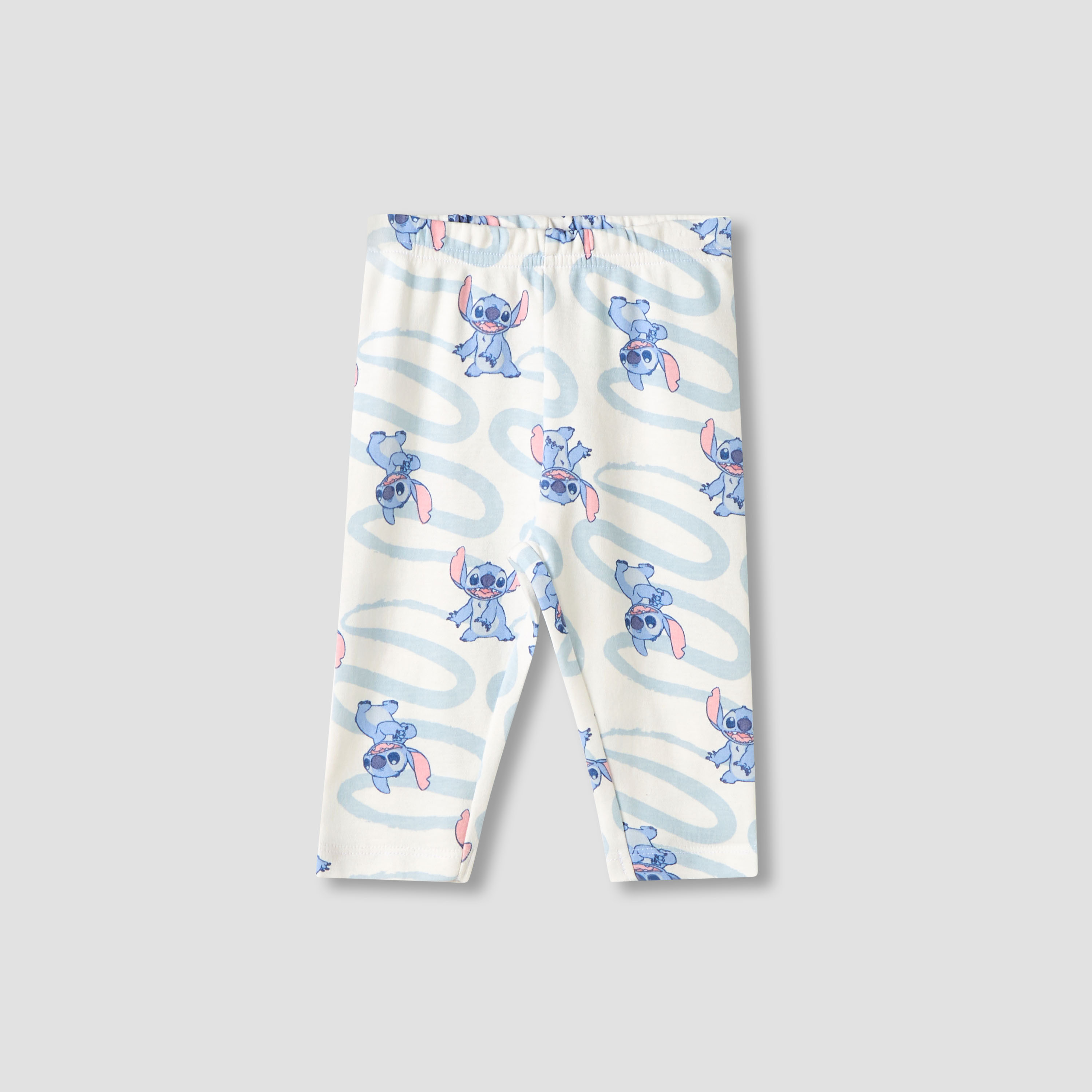 Disney Stitch Print Shirt and Pyjama Set-baby-girls-clothing-nightwear-pyjamasets-image-3