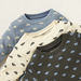 Juniors Elephant Print Long Sleeves Top and Pyjamas - Set of 3-Pyjama Sets-thumbnailMobile-1