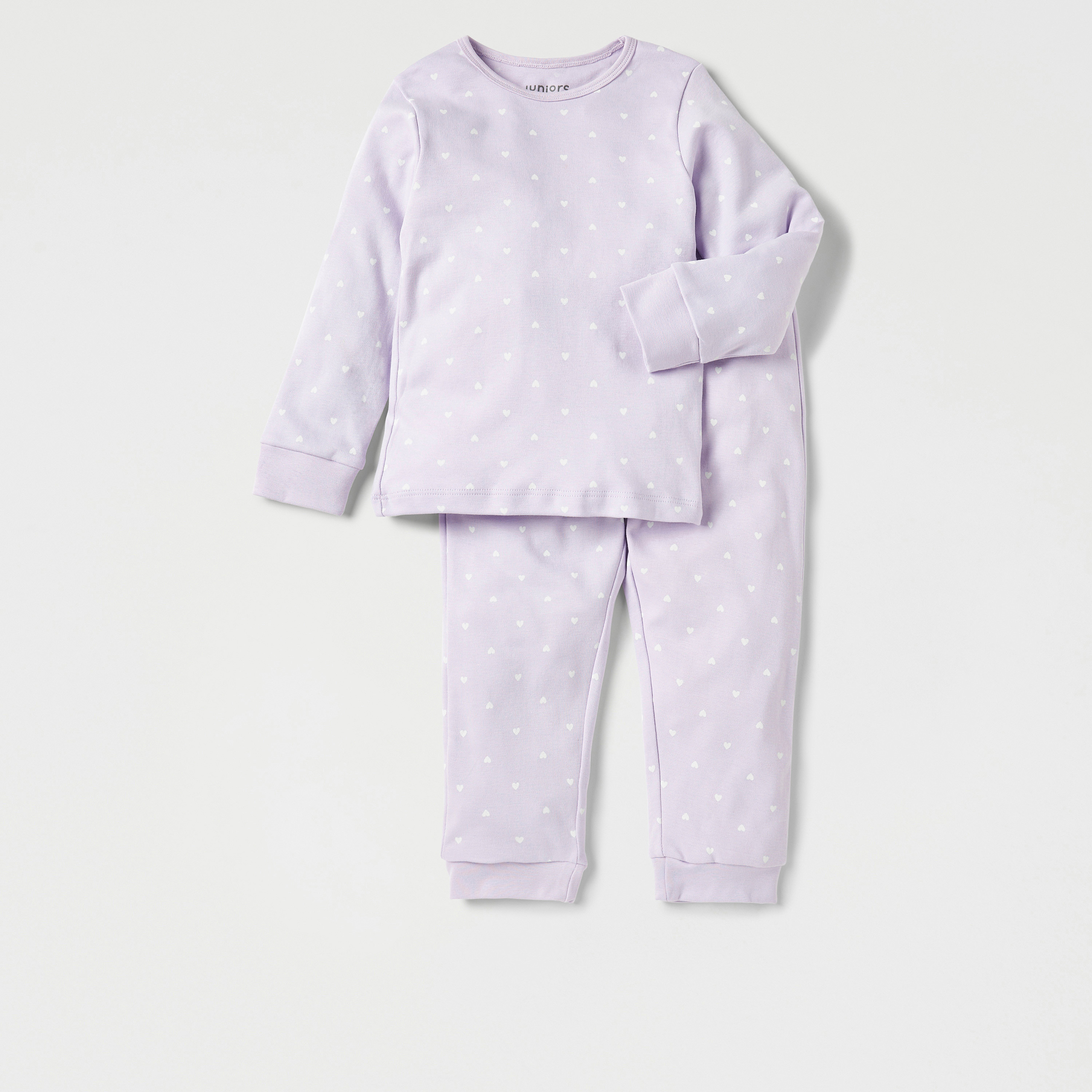 Juniors All-Over Print T-shirt and Pyjama - Set of 3-baby-girls-clothing-nightwear-pyjamasets-image-2