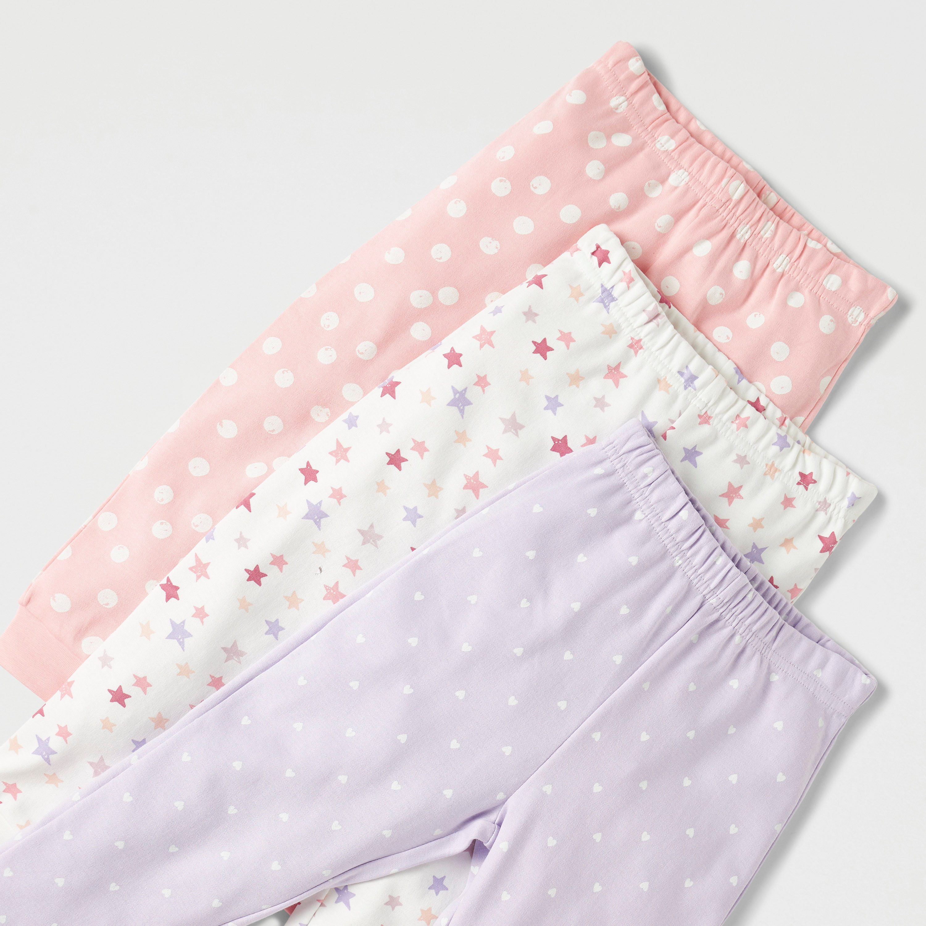 Juniors All-Over Print T-shirt and Pyjama - Set of 3-baby-girls-clothing-nightwear-pyjamasets-image-6