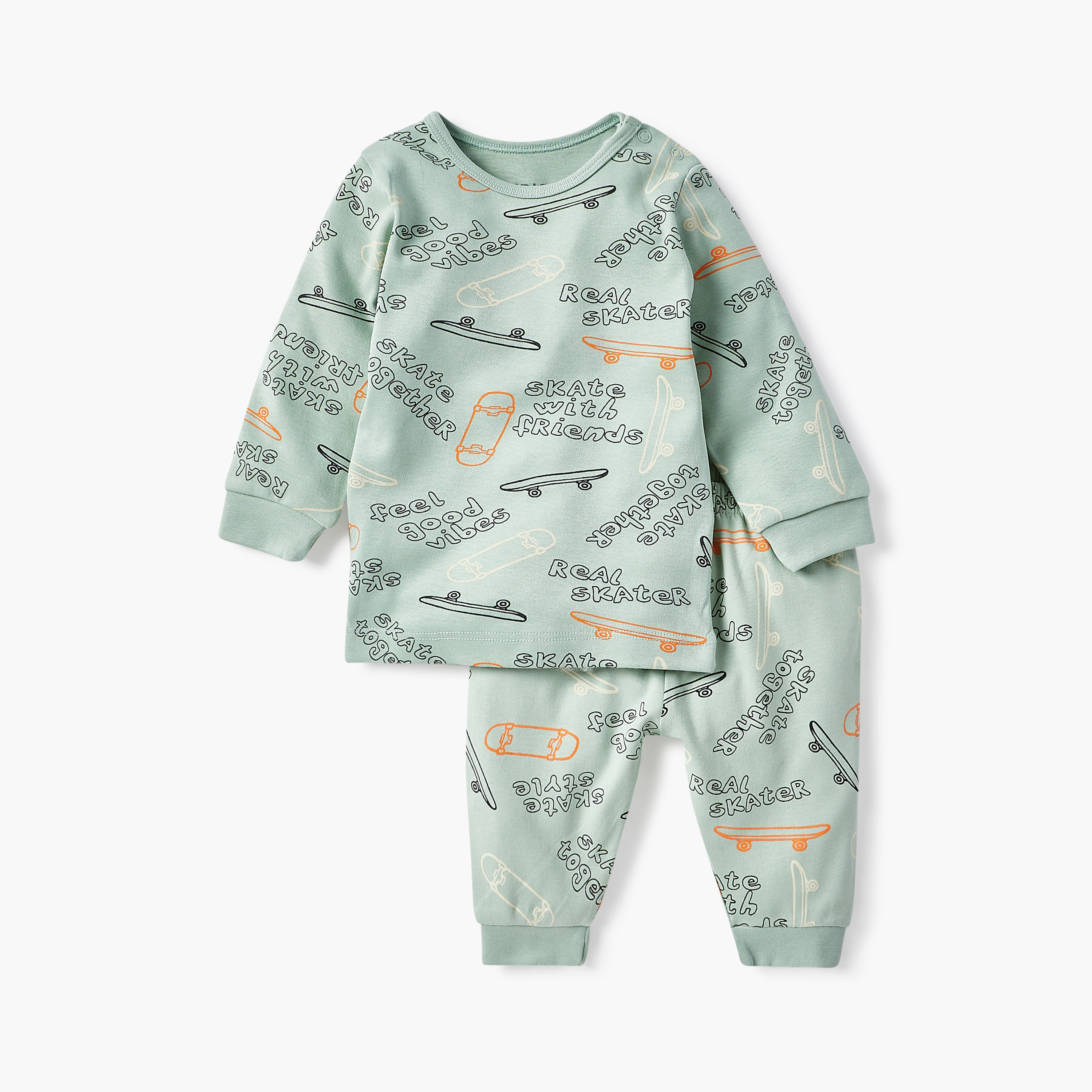 بنطلون بيجاما وتيشيرت بطبعات جيمر من جونيورز - مجموعة من 3 أطقم-baby-boys-clothing-nightwear-pyjamasets-image-2