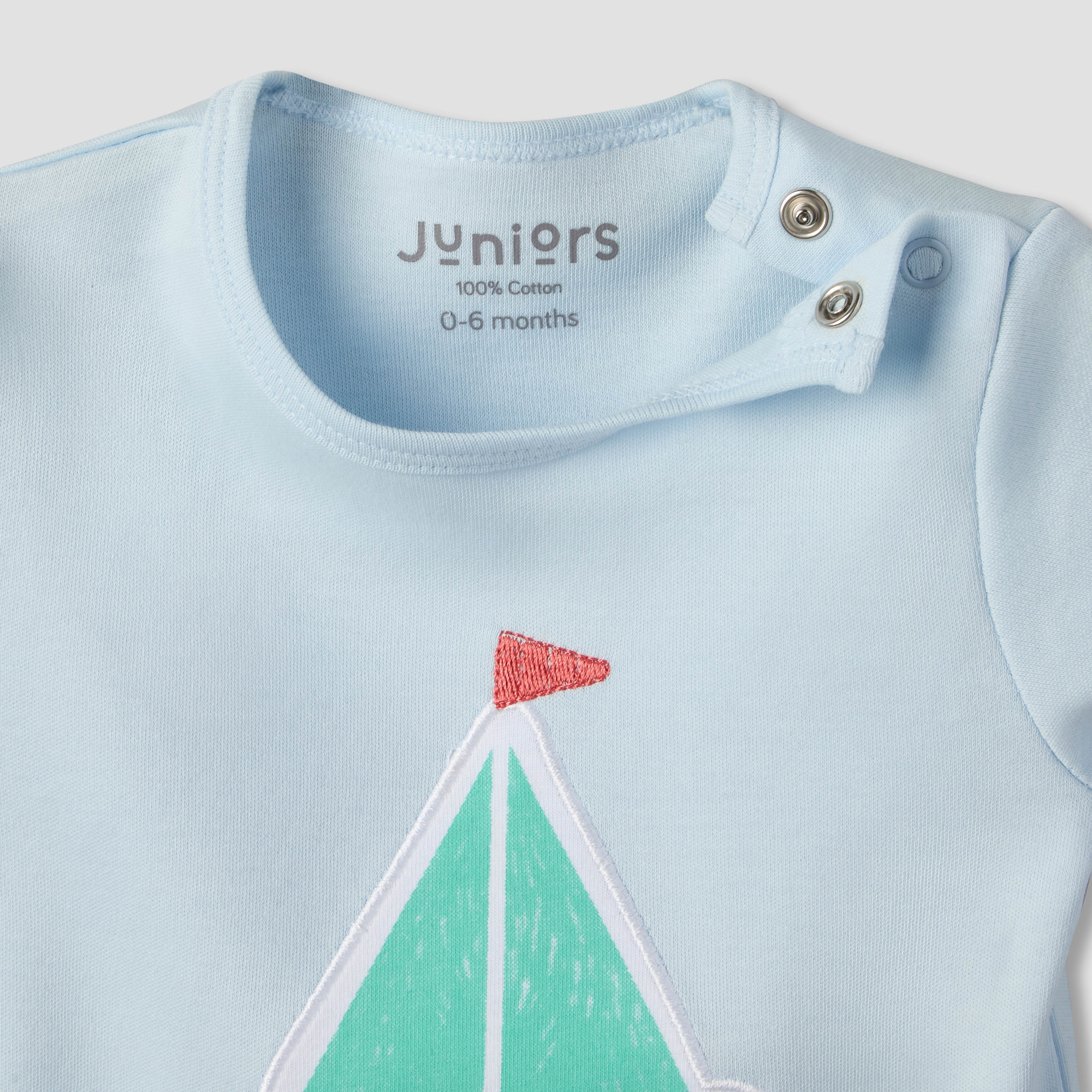 طقم شورت وتيشيرت برقبة ضيقة وأكمام قصيرة وزخارف من جونيورز-baby-boys-clothing-setsandcoords-image-8