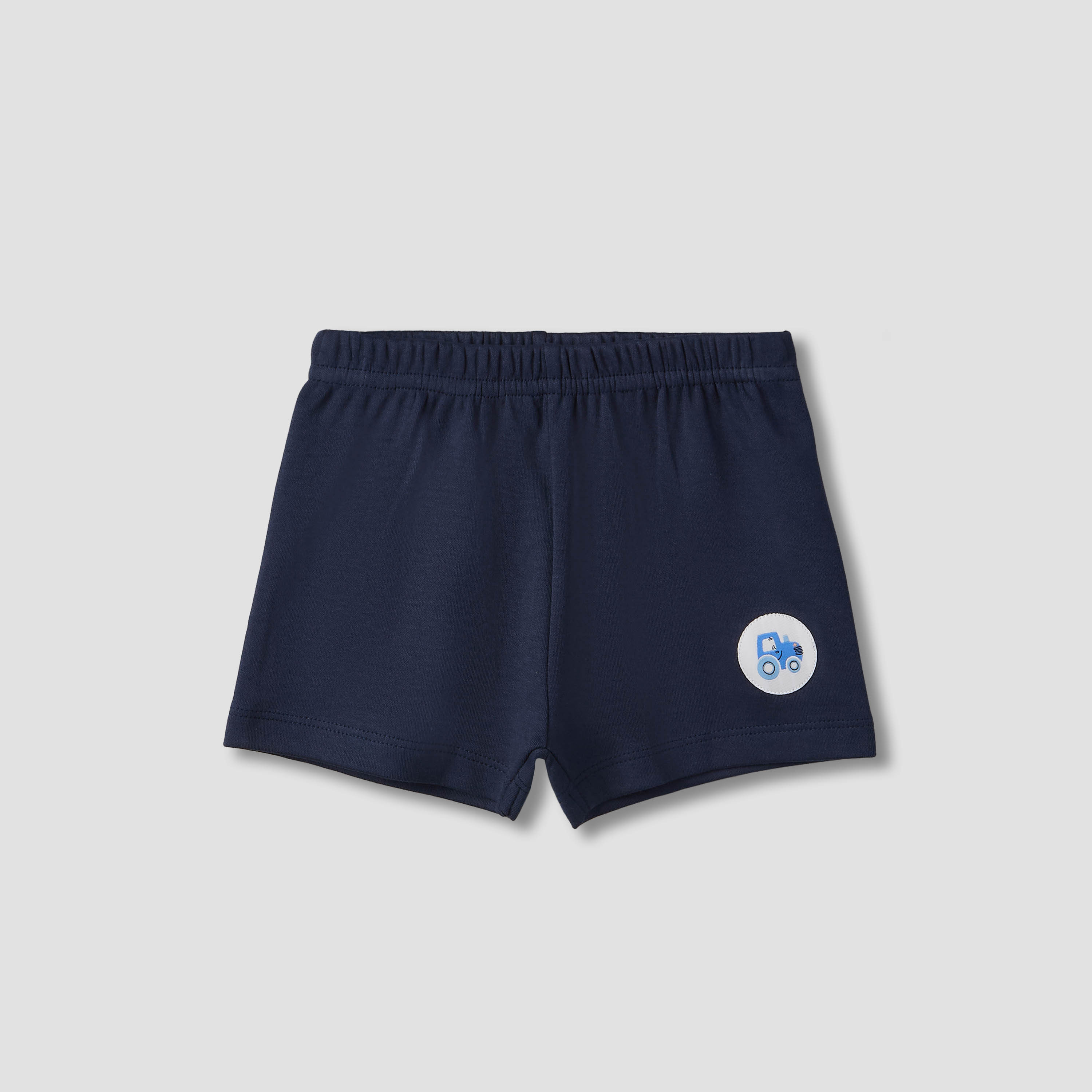 طقم شورت وتيشيرت بأكمام قصيرة وياقة ضيقة بطبعات مزرعة من جونيورز-baby-boys-clothing-setsandcoords-image-4