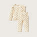 Juniors Cat Print Long Sleeves Top and Pyjamas - Set of 3-Pyjama Sets-thumbnail-4