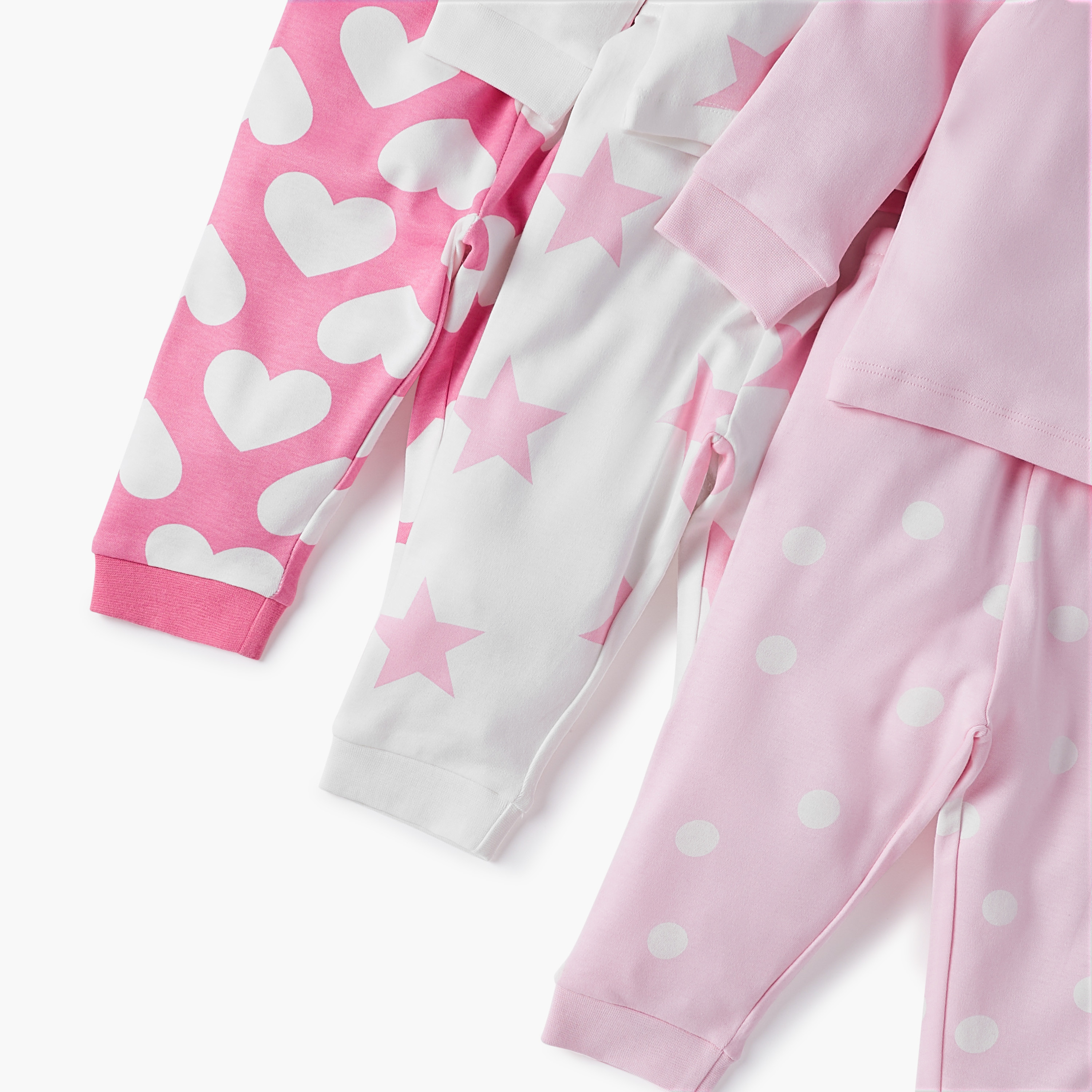 Juniors Printed T-shirt with Pyjama - Set of 3-baby-girls-clothing-nightwear-pyjamasets-image-6