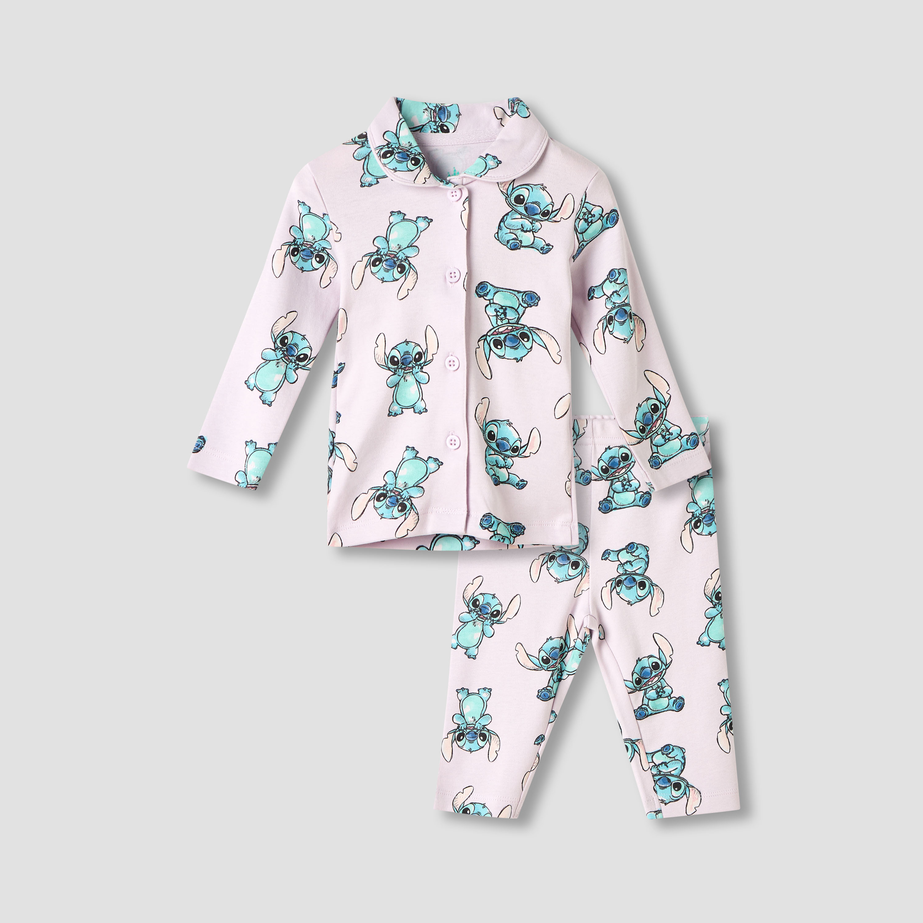 طقم بنطلون بيجاما وقميص بطبعات من ديزني-baby-girls-clothing-nightwear-pyjamasets-image-1