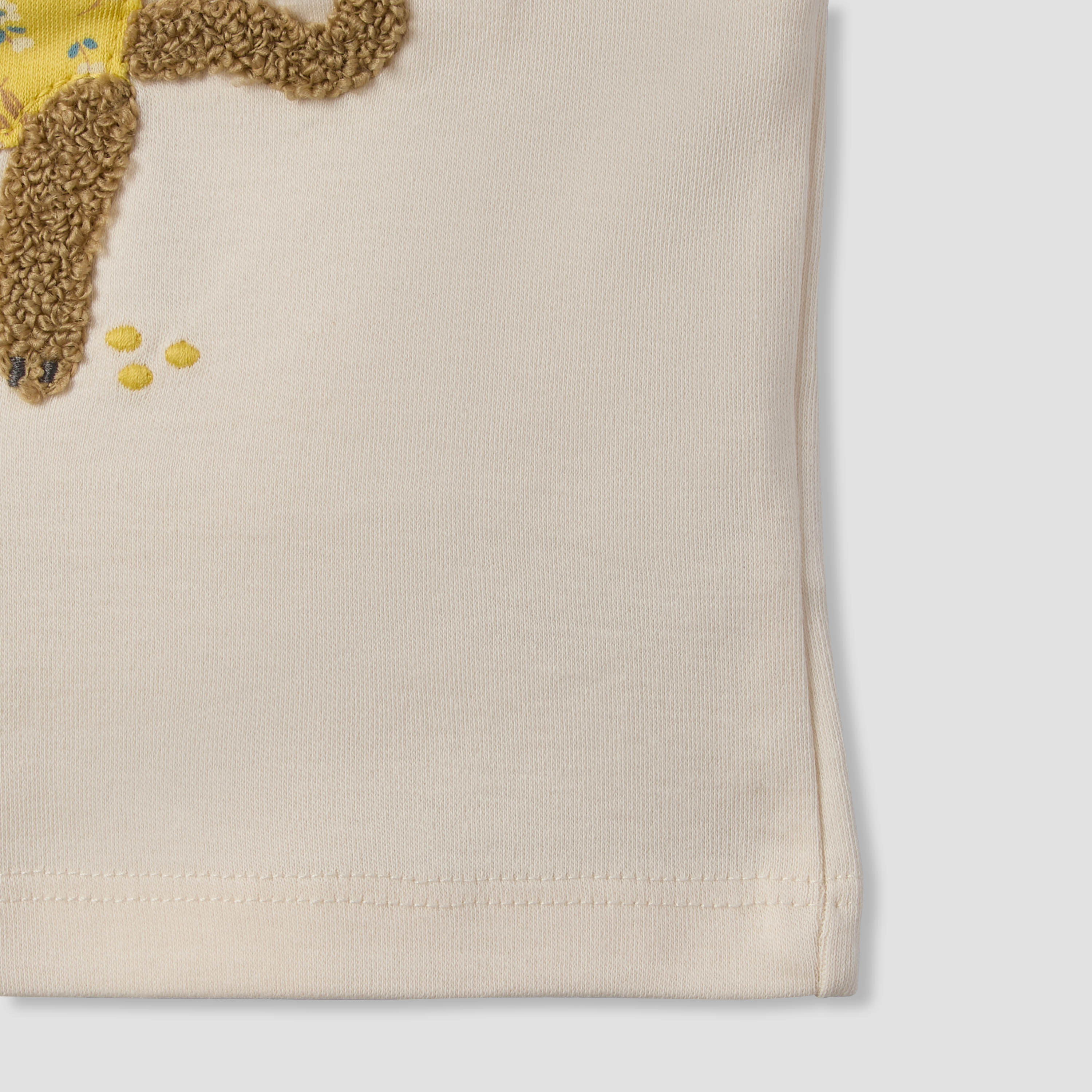Juniors Crew Neck Short Sleeves T-shirt and Shorts Set with Cat Applique-baby-girls-clothing-setsandcoords-image-8