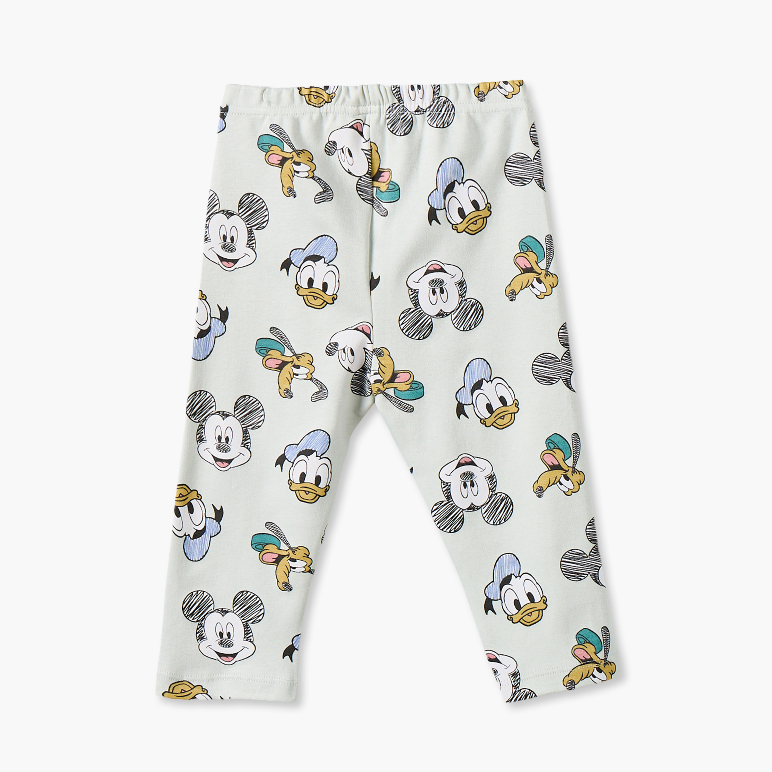 Disney Cotton Collared Long Sleeves Pyjama Set with Mickey Mouse and Friends Print-baby-boys-clothing-nightwear-pyjamasets-image-5