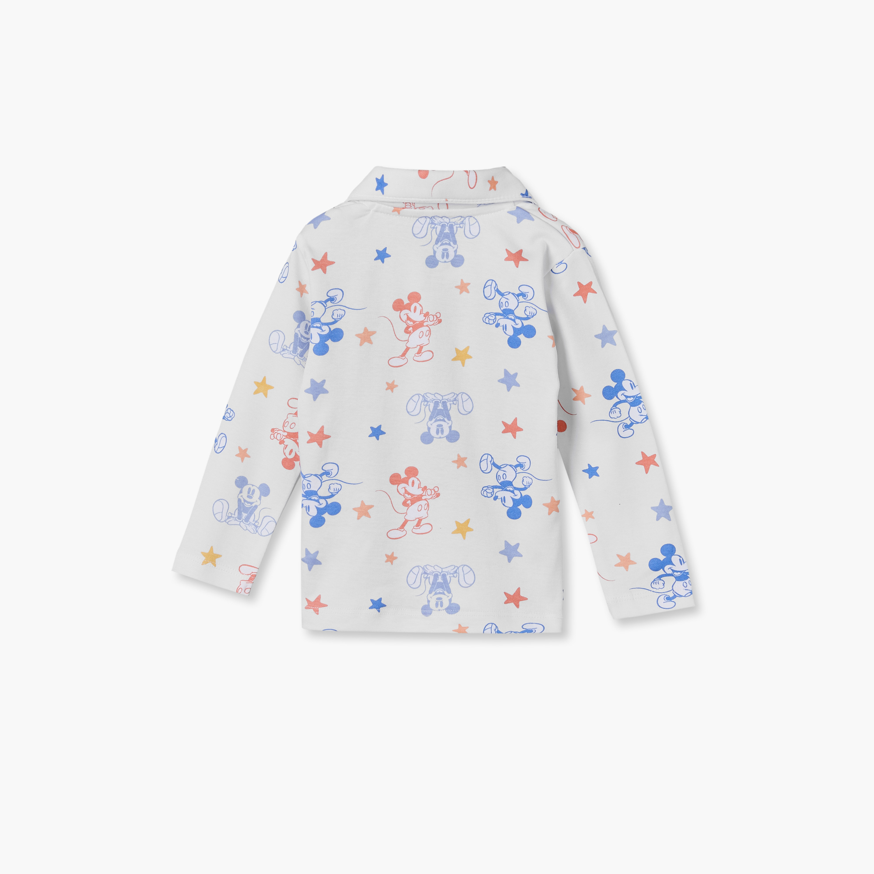 طقم بيجاما قطن بياقة عادية وأكمام طويلة وطبعات من ديزني-baby-boys-clothing-nightwear-pyjamasets-image-5