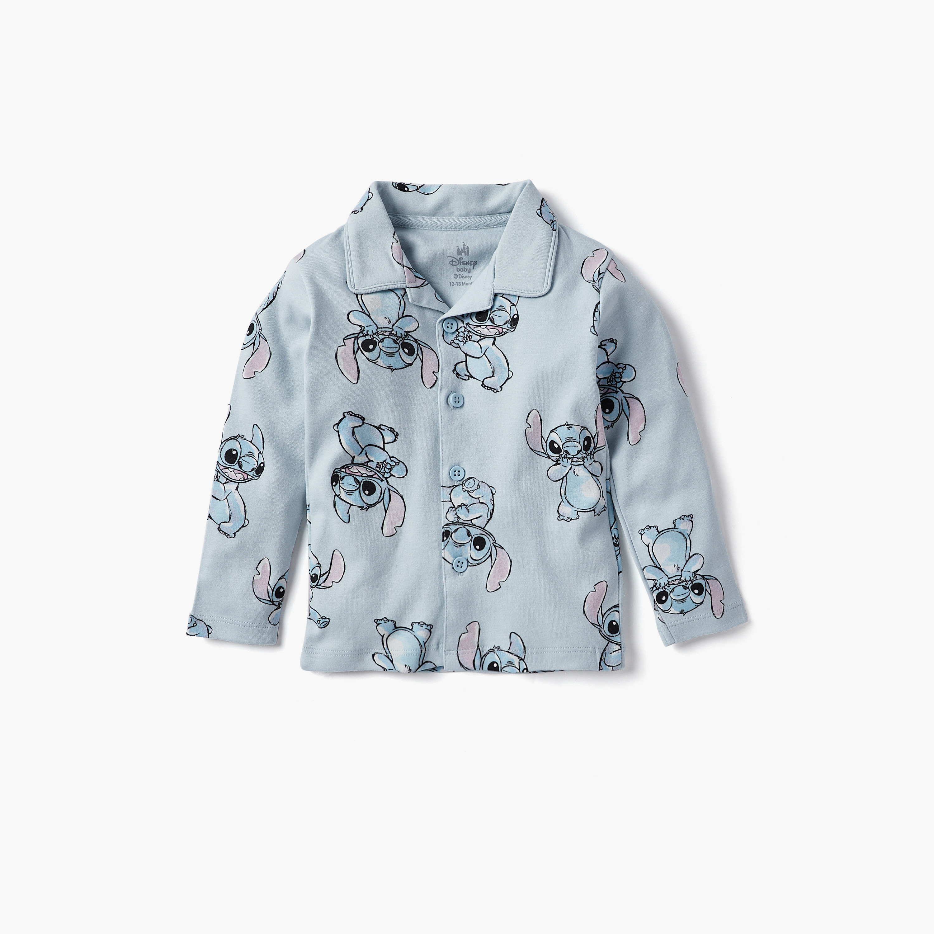 طقم قميص وبنطلون بيجاما بطبعات ستيتش من ديزني-baby-boys-clothing-nightwear-pyjamasets-image-2