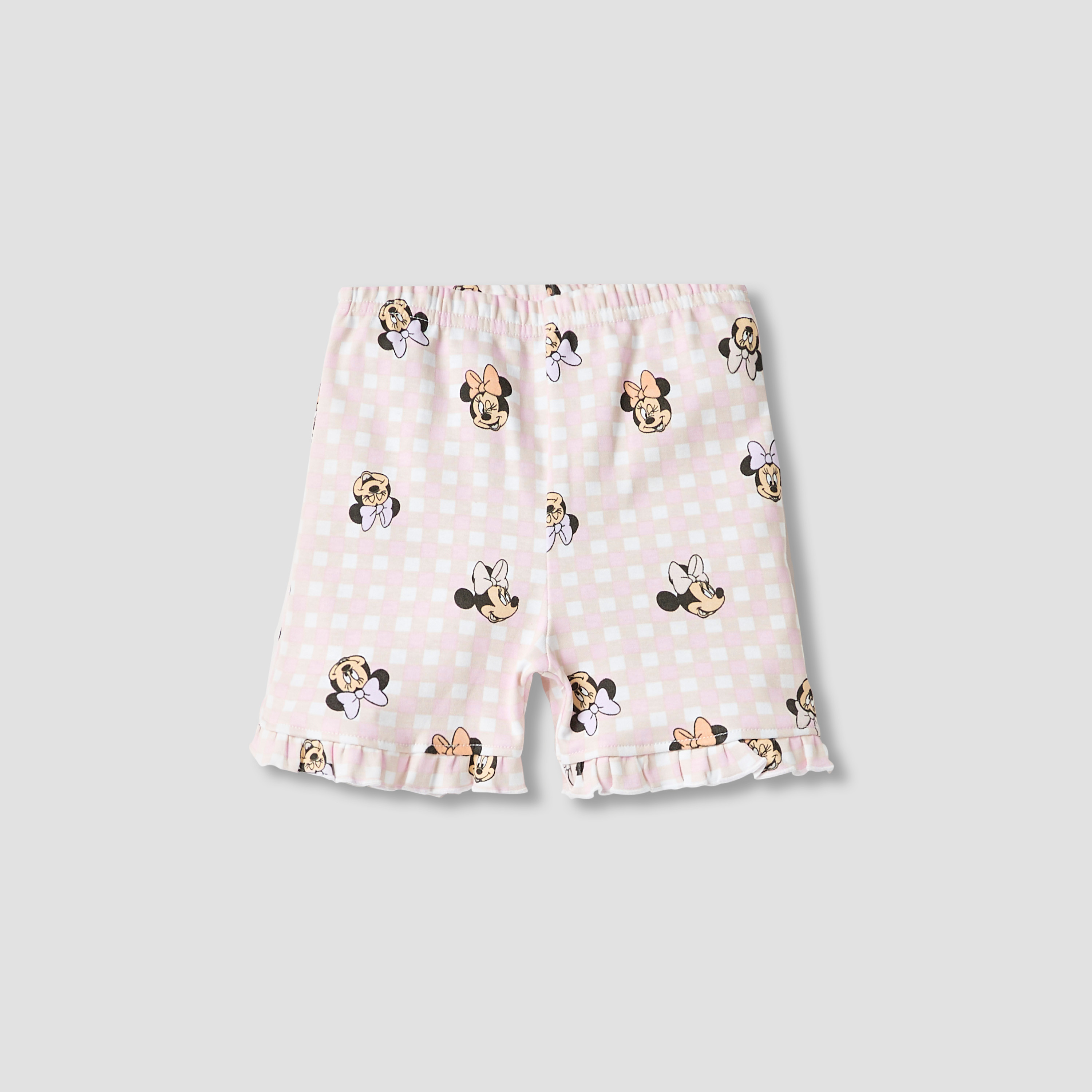 Disney Mickey Mouse Print T-shirt and Shorts Set-baby-boys-clothing-setsandcoords-image-3