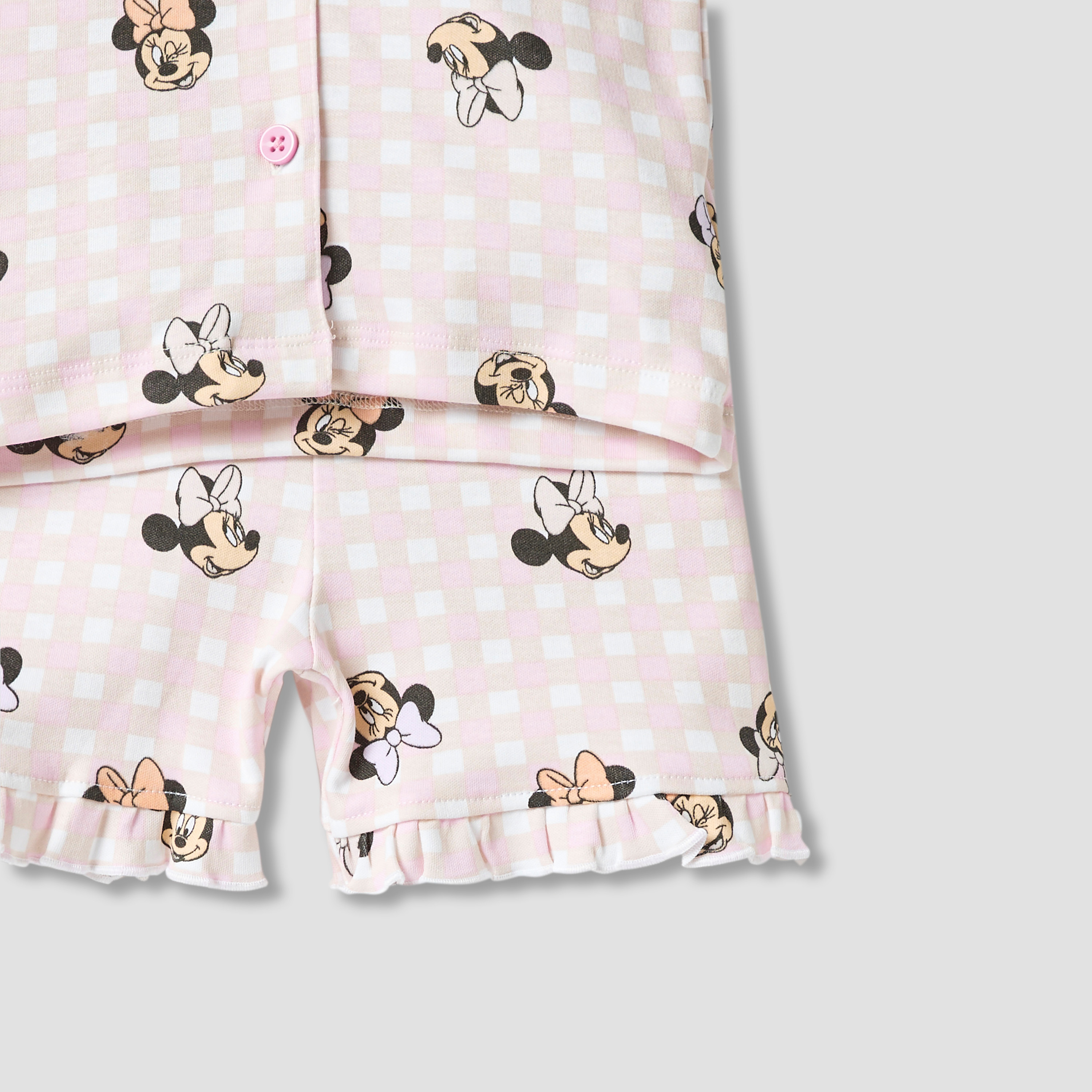 Disney Mickey Mouse Print T-shirt and Shorts Set-baby-boys-clothing-setsandcoords-image-4