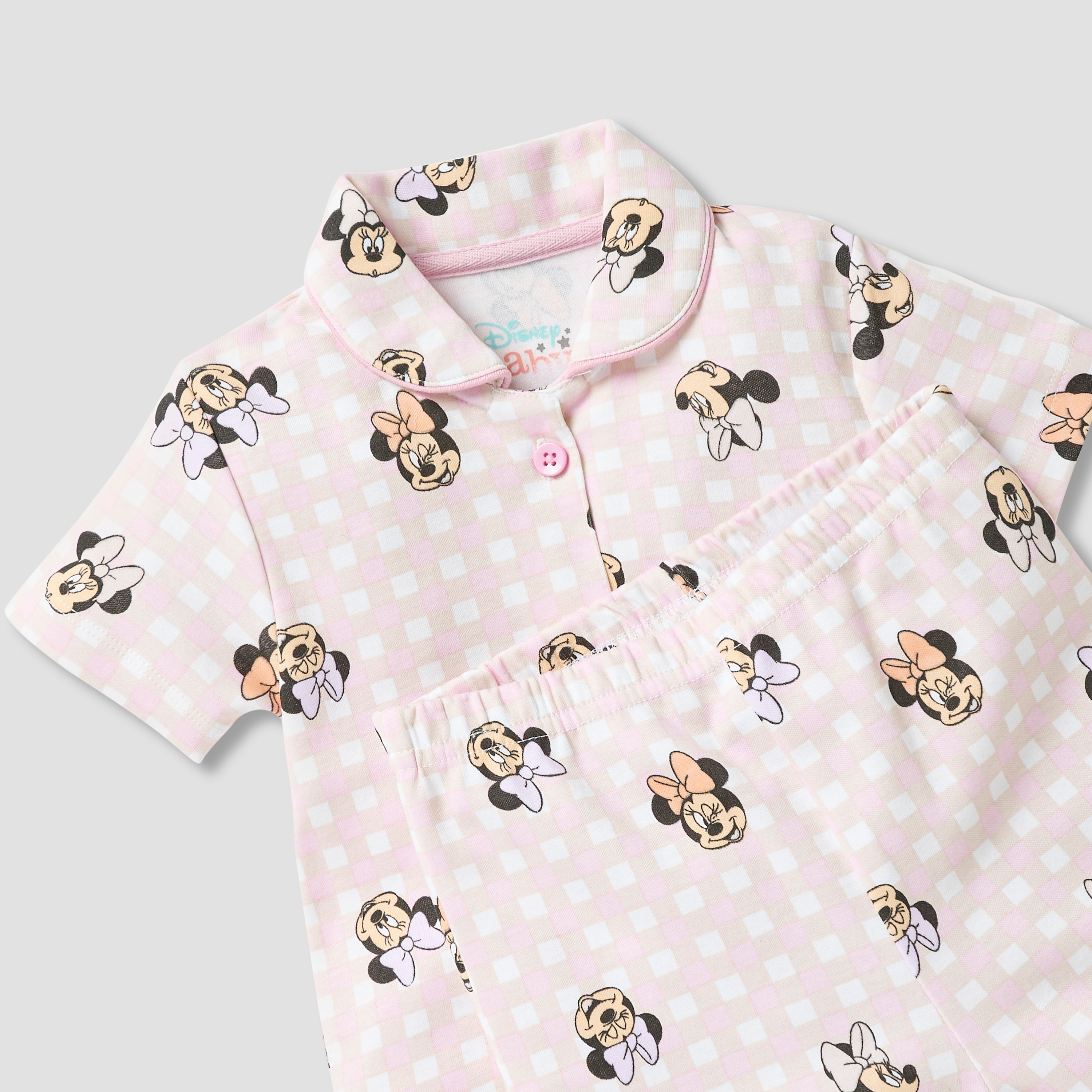 Disney Mickey Mouse Print T-shirt and Shorts Set-baby-boys-clothing-setsandcoords-image-5