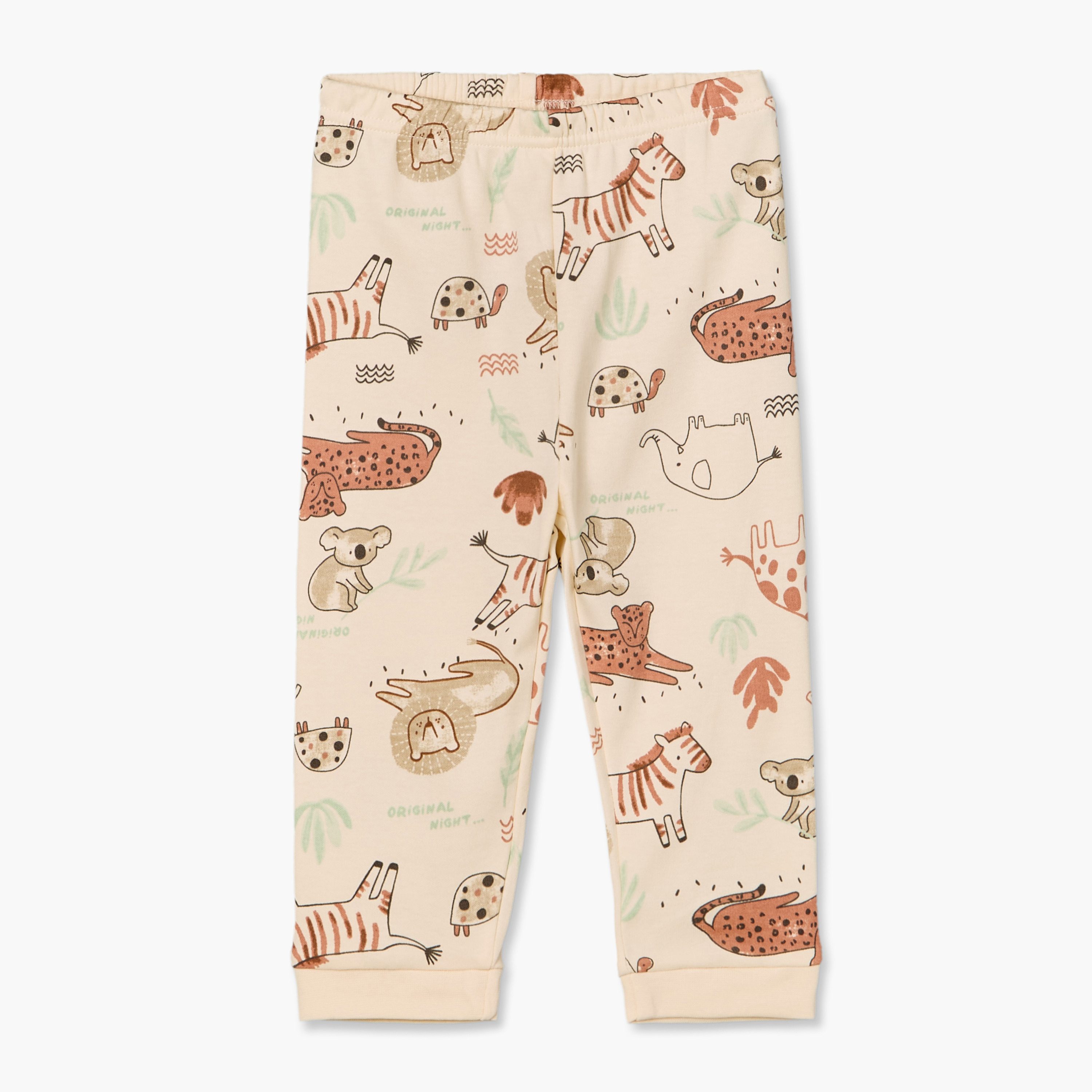عبوة من 2 طقم بيجاما قطن بياقة ضيقة وأكمام طويلة وأزرار إغلاق كباسة من جونيورز-baby-boys-clothing-nightwear-pyjamasets-image-5