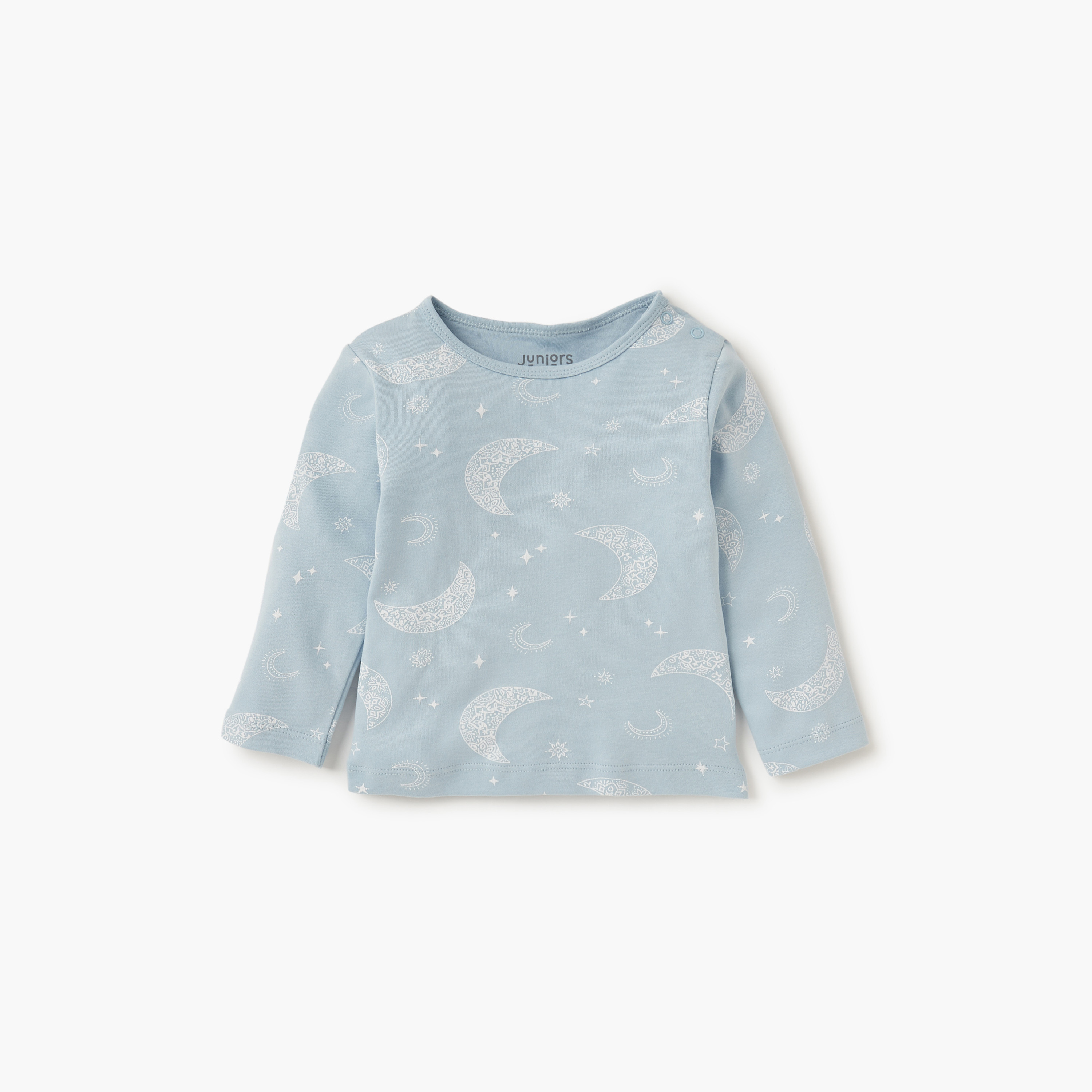طقم تيشيرت بطبعات جرافيك وبنطلون بيجاما من جونيورز-baby-boys-clothing-nightwear-pyjamasets-image-2