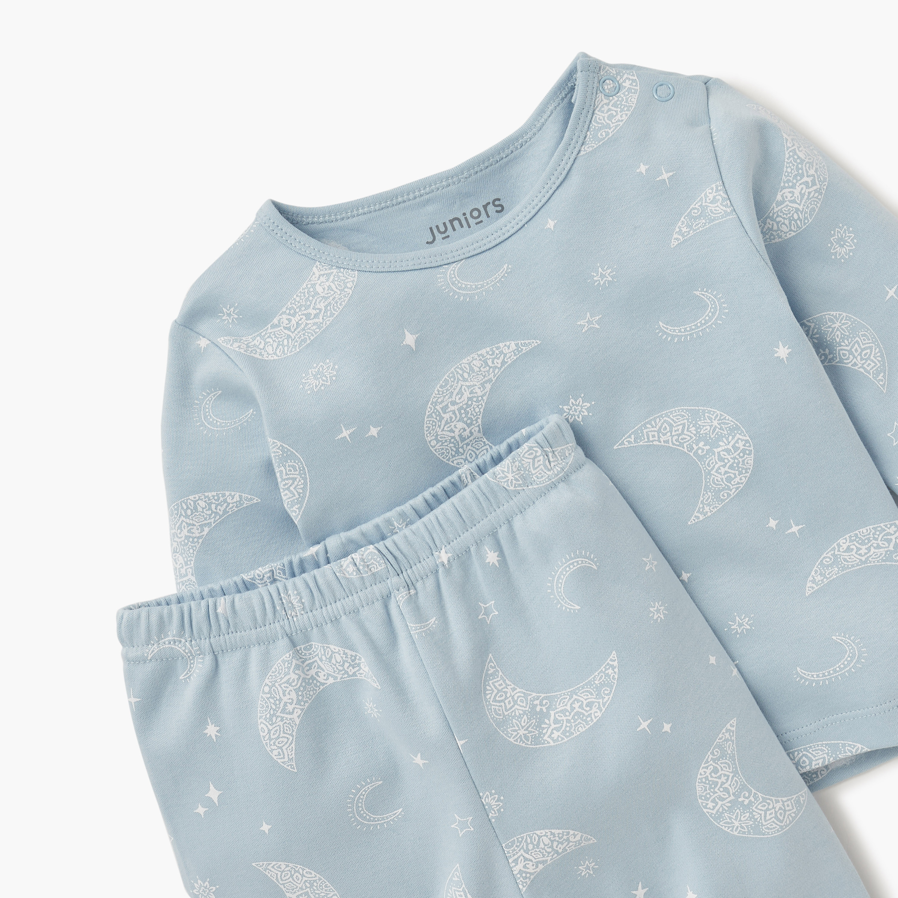 طقم تيشيرت بطبعات جرافيك وبنطلون بيجاما من جونيورز-baby-boys-clothing-nightwear-pyjamasets-image-4