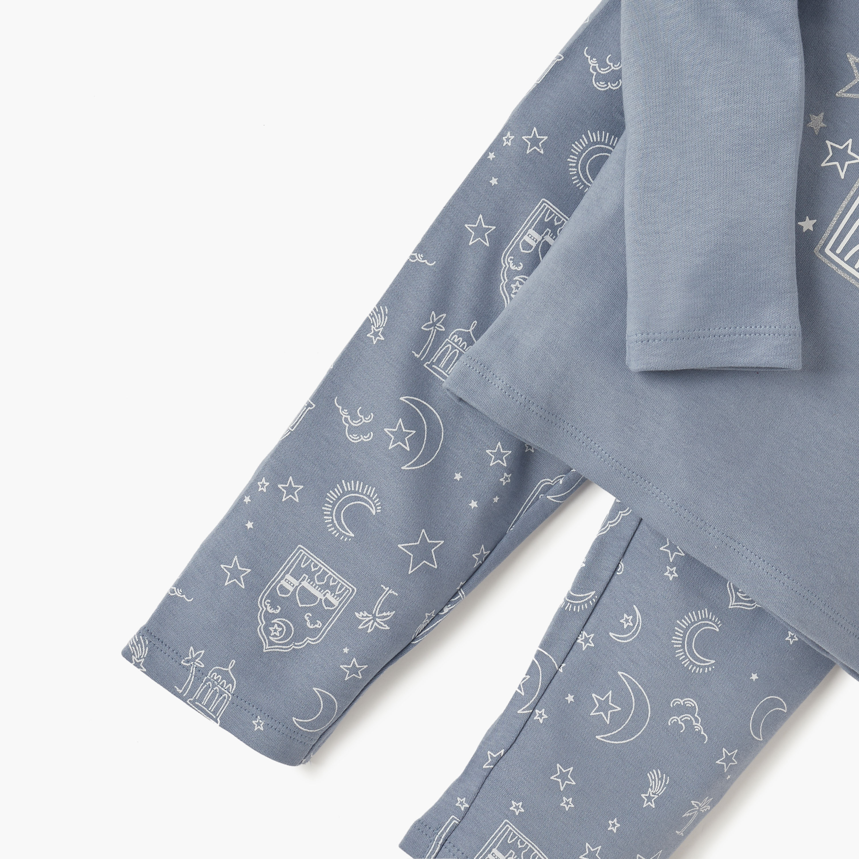 Juniors Graphic Print T-shirt and Pyjama Set-baby-boys-clothing-nightwear-pyjamasets-image-5