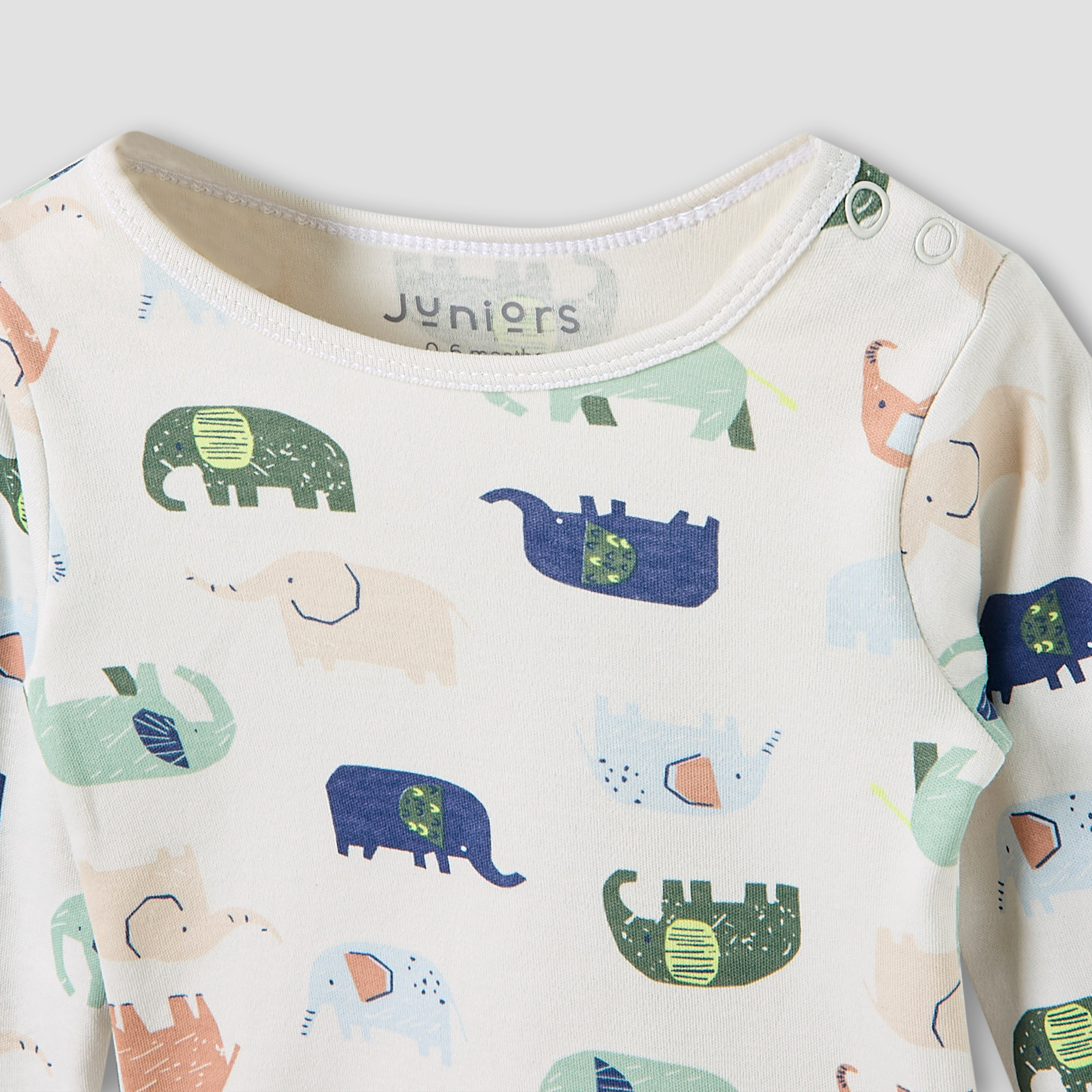 Juniors Pyjama Set with Elephant Print - Cotton - Long Sleeves-baby-boys-clothing-nightwear-pyjamasets-image-4