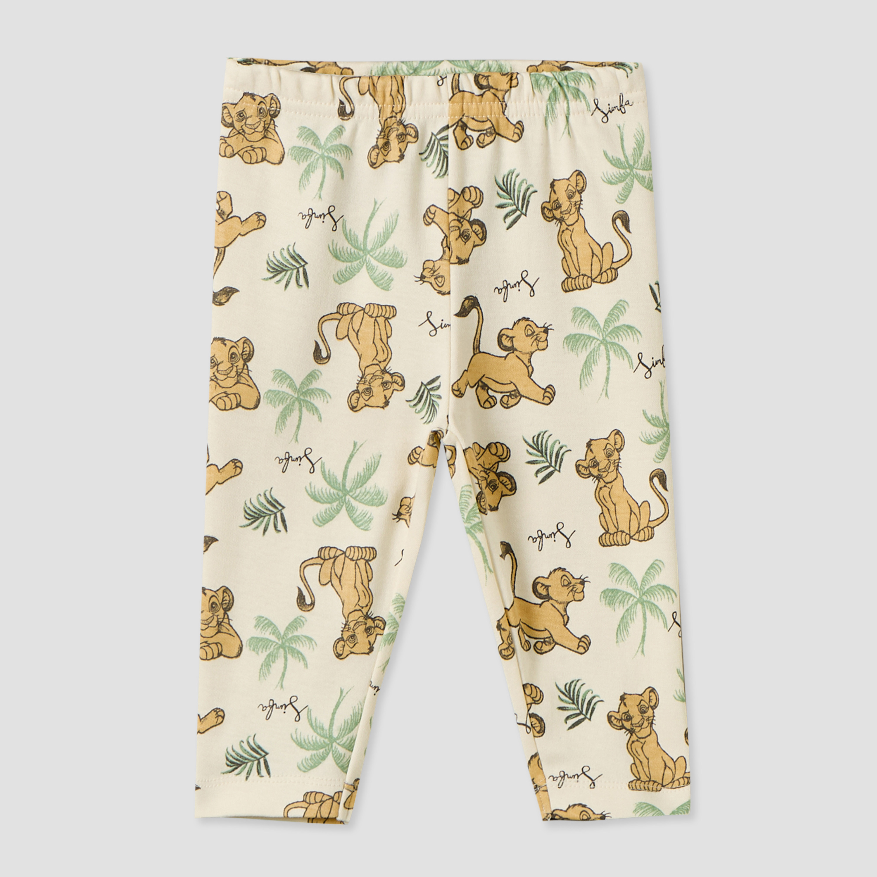 طقم بيجاما قطن بياقة عادية وأكمام طويلة وطبعات سيمبا من ديزني-baby-boys-clothing-nightwear-pyjamasets-image-4