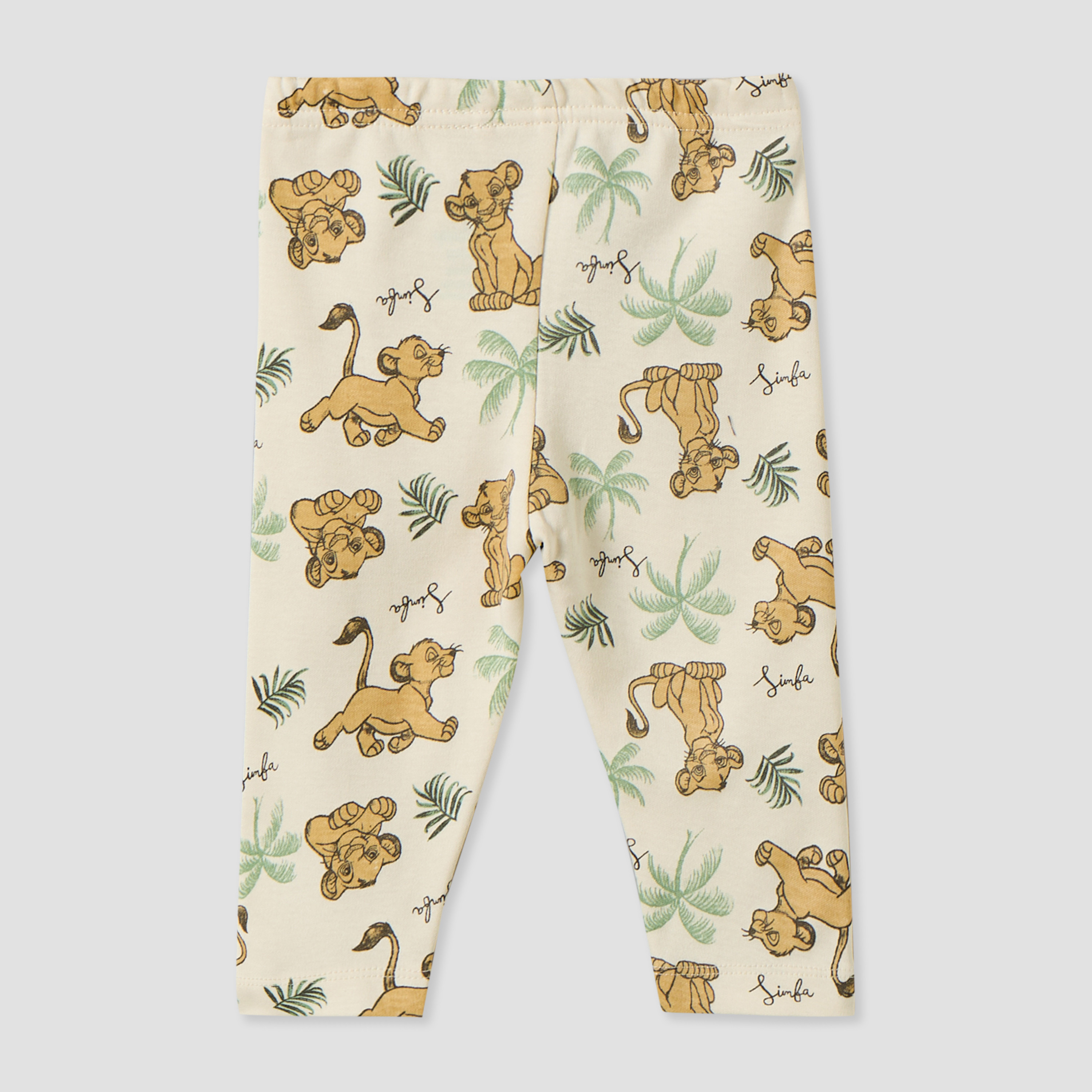 طقم بيجاما قطن بياقة عادية وأكمام طويلة وطبعات سيمبا من ديزني-baby-boys-clothing-nightwear-pyjamasets-image-6