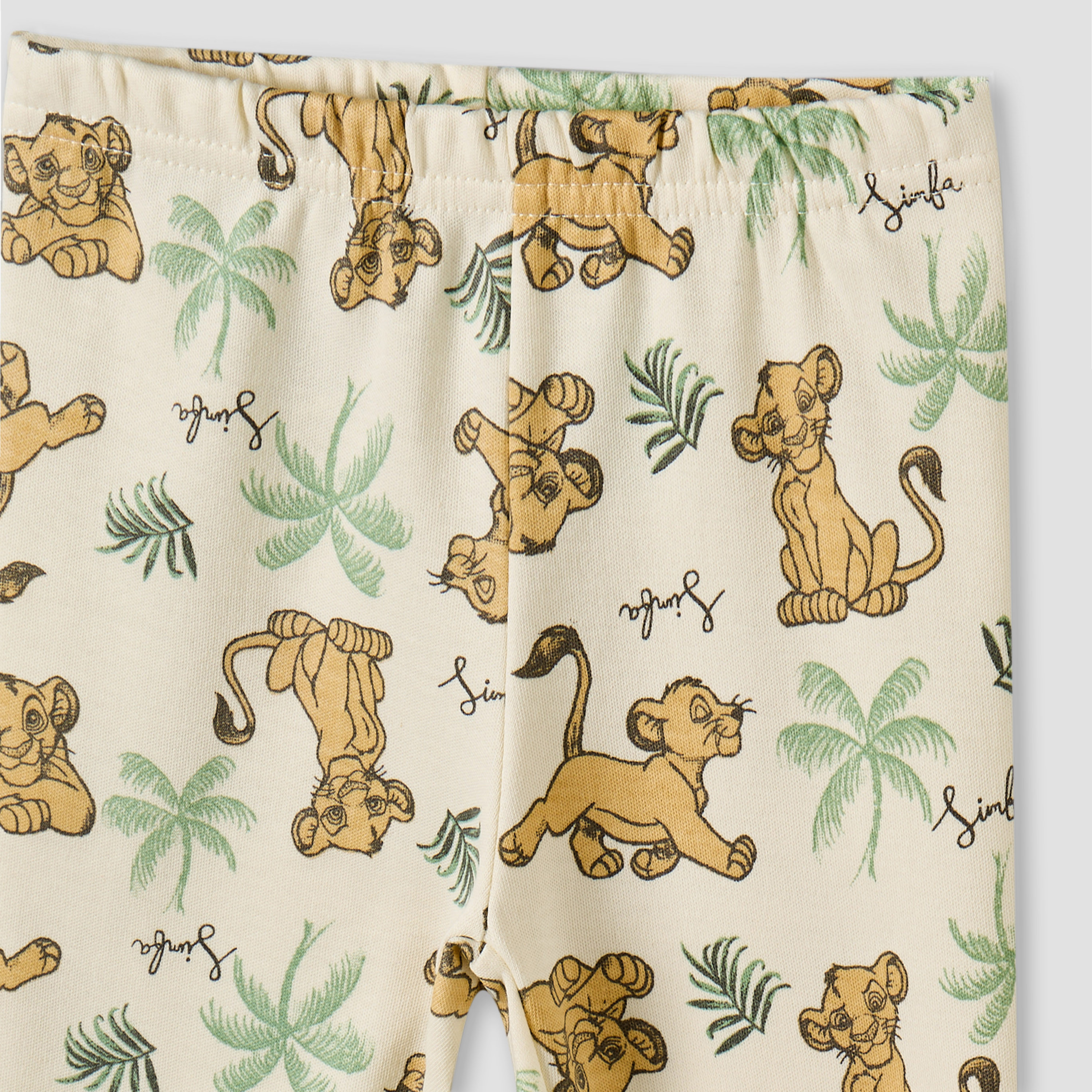 طقم بيجاما قطن بياقة عادية وأكمام طويلة وطبعات سيمبا من ديزني-baby-boys-clothing-nightwear-pyjamasets-image-8