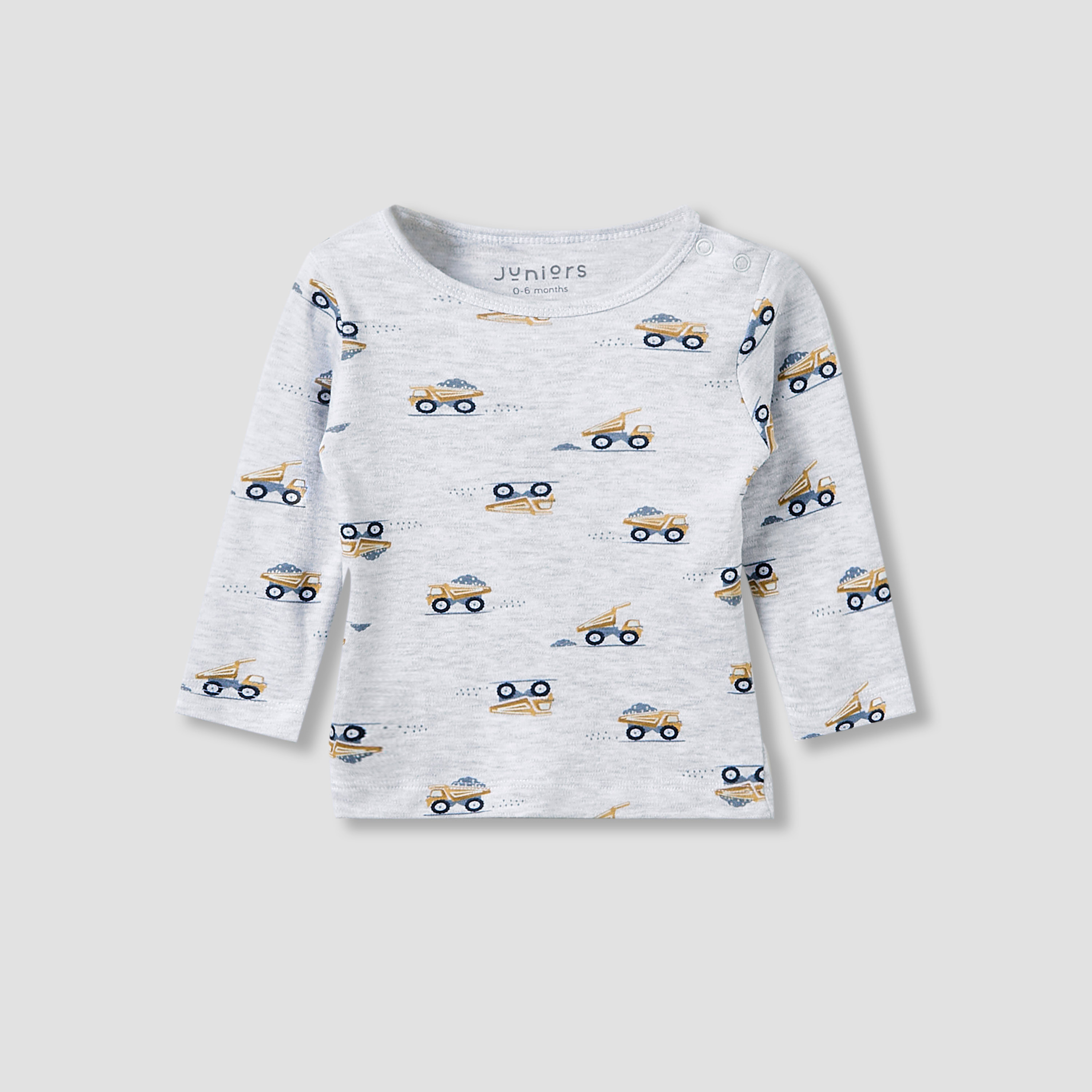 Juniors Pyjama Set with Truck Print - Cotton - Long Sleeves-baby-boys-clothing-nightwear-pyjamasets-image-2