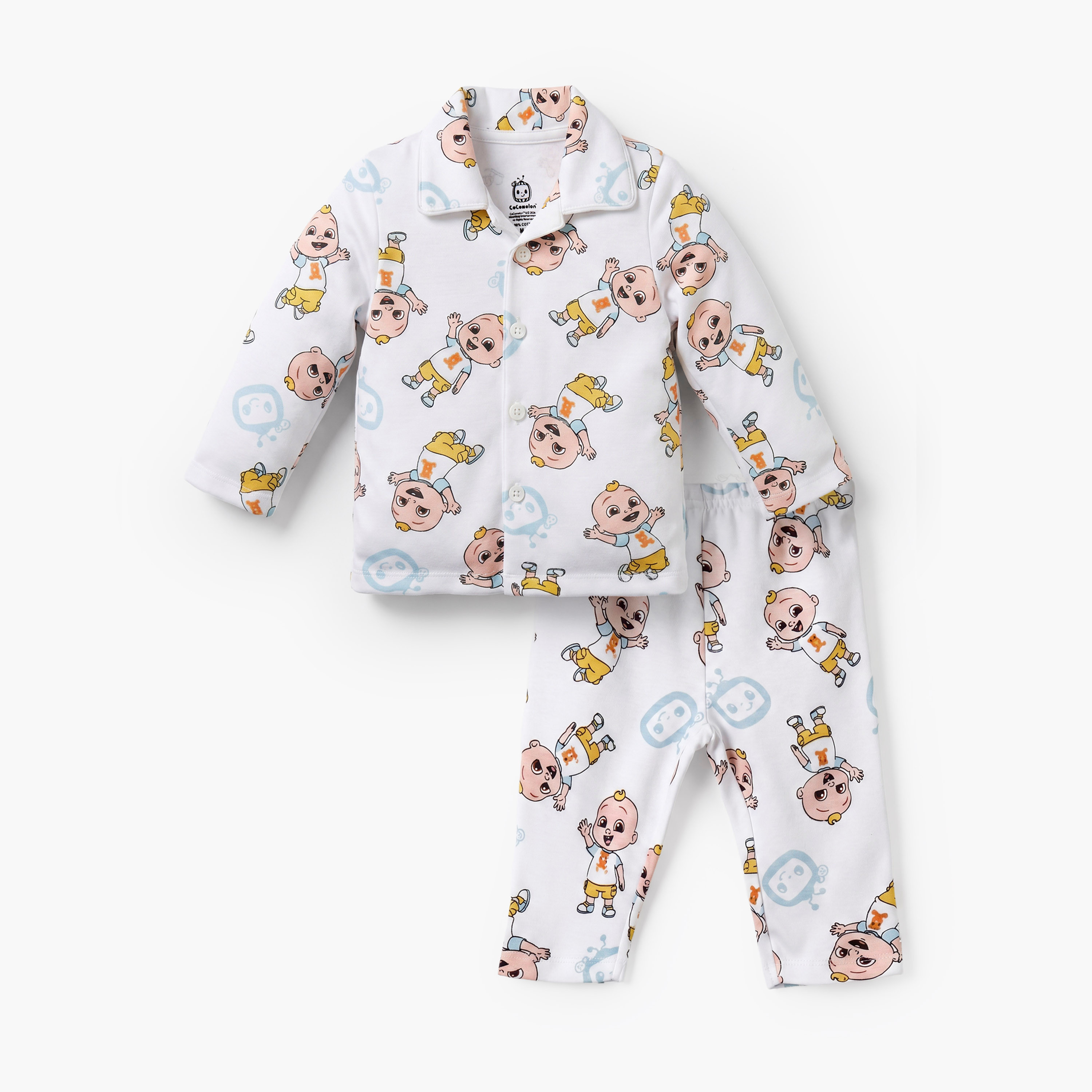 طقم بيجاما قطن بياقة عادية وأكمام وطبعات من ديزني-baby-boys-clothing-nightwear-pyjamasets-image-2