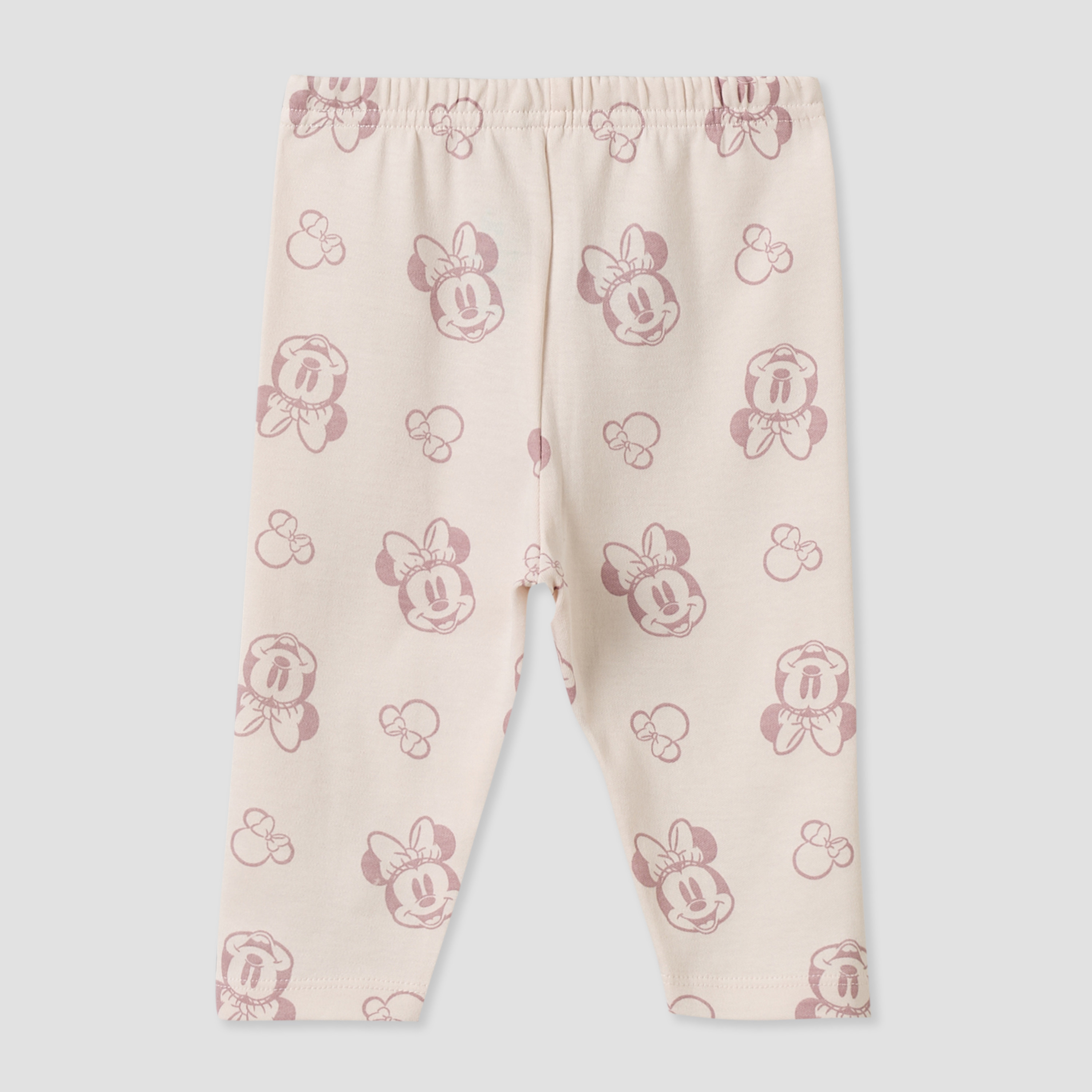 طقم بيجاما قطن بطبعات ميني ماوس وياقة عادية وأكمام طويلة من ديزني-baby-girls-clothing-nightwear-pyjamasets-image-6