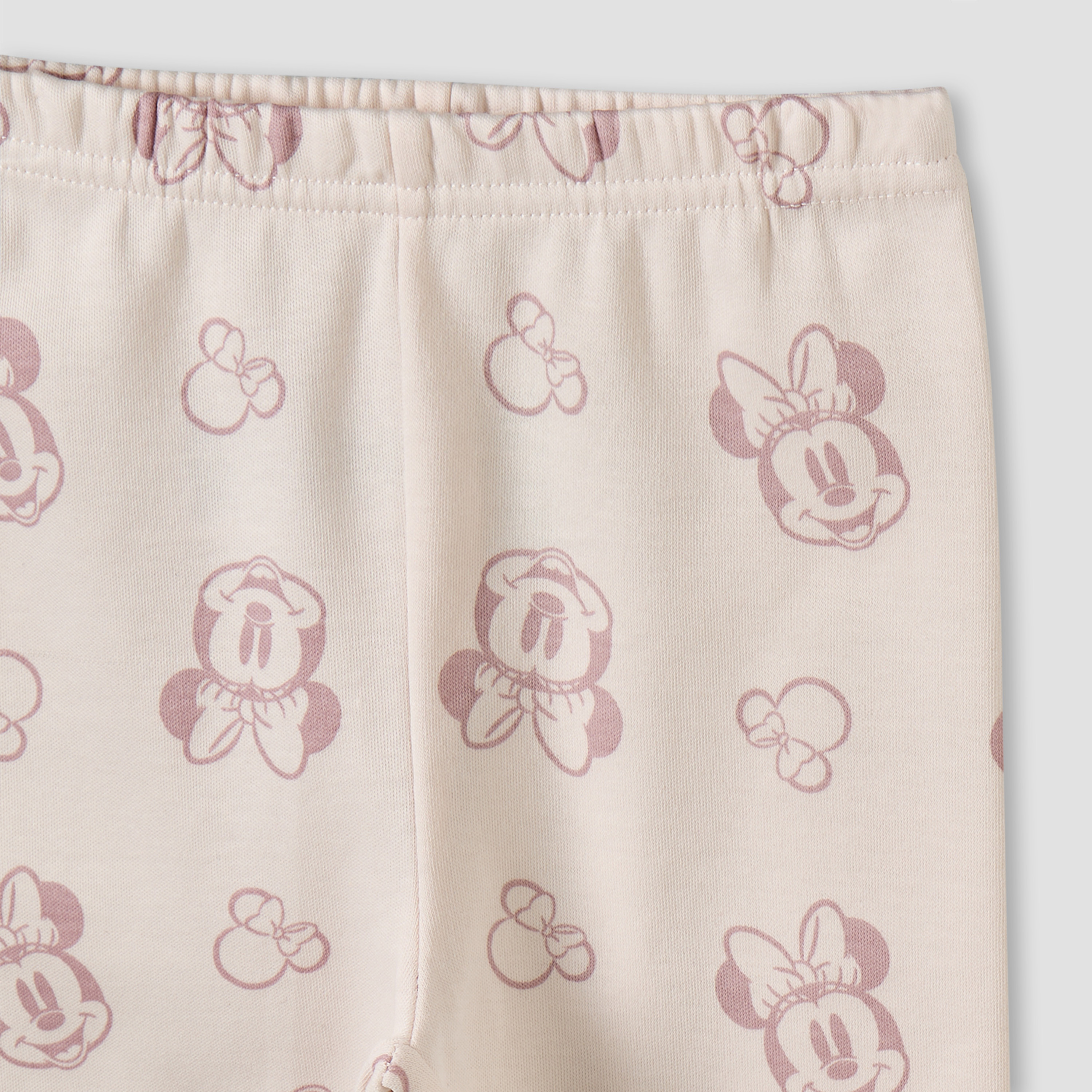 طقم بيجاما قطن بطبعات ميني ماوس وياقة عادية وأكمام طويلة من ديزني-baby-girls-clothing-nightwear-pyjamasets-image-8