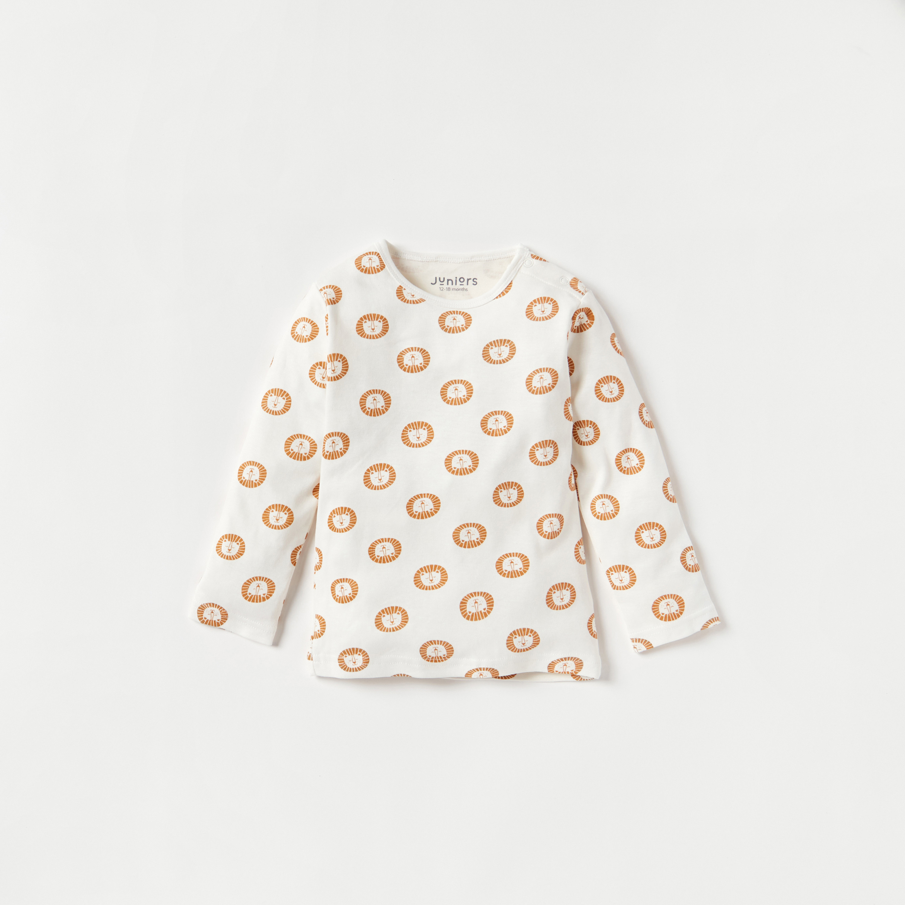 طقم بنطلون بيجاما وتيشيرت بأكمام طويلة وطبعات من جونيورز-baby-boys-clothing-nightwear-pyjamasets-image-2
