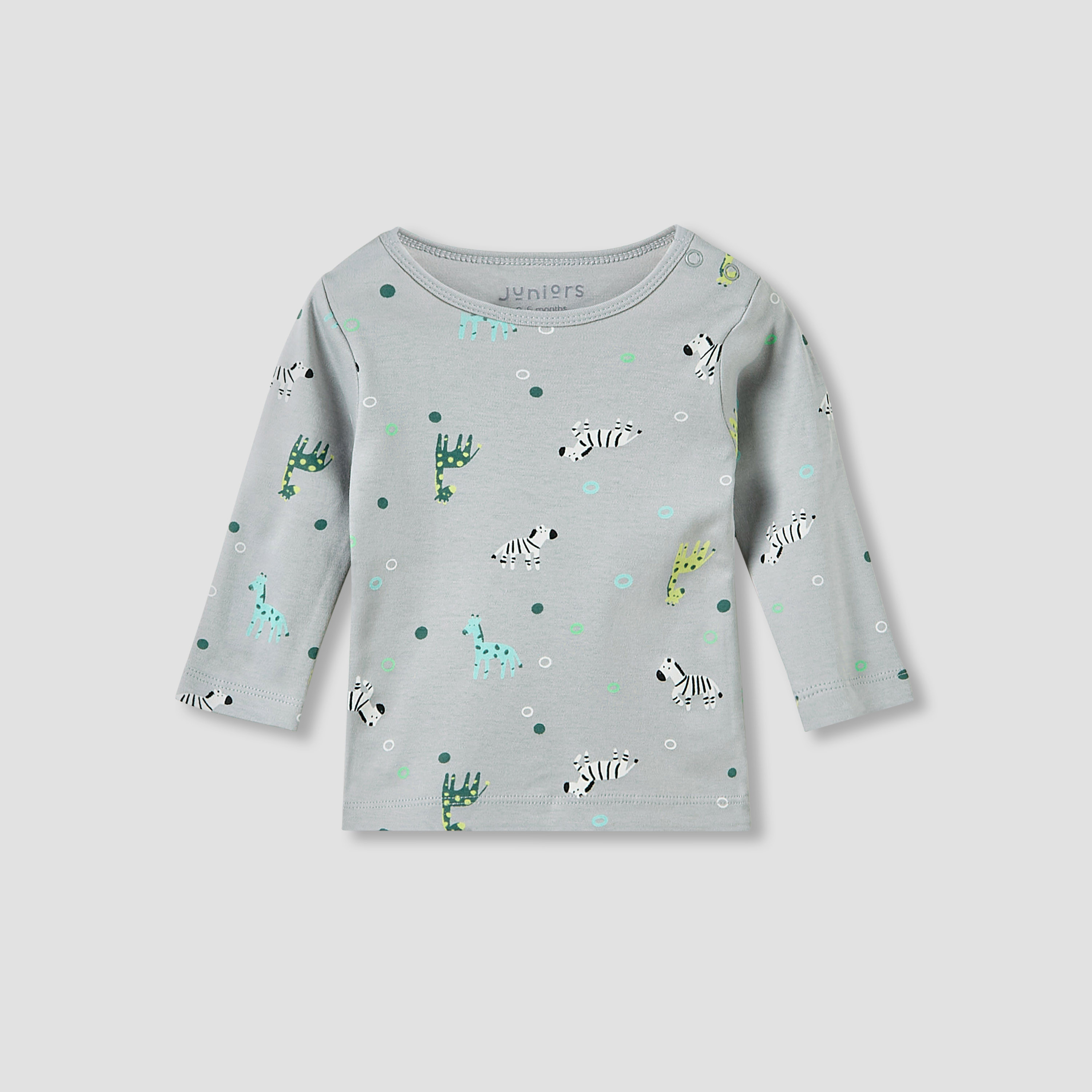 Juniors Pyjama Set with Print - Cotton - Long Sleeves - Crew Neck-baby-girls-clothing-nightwear-pyjamasets-image-3