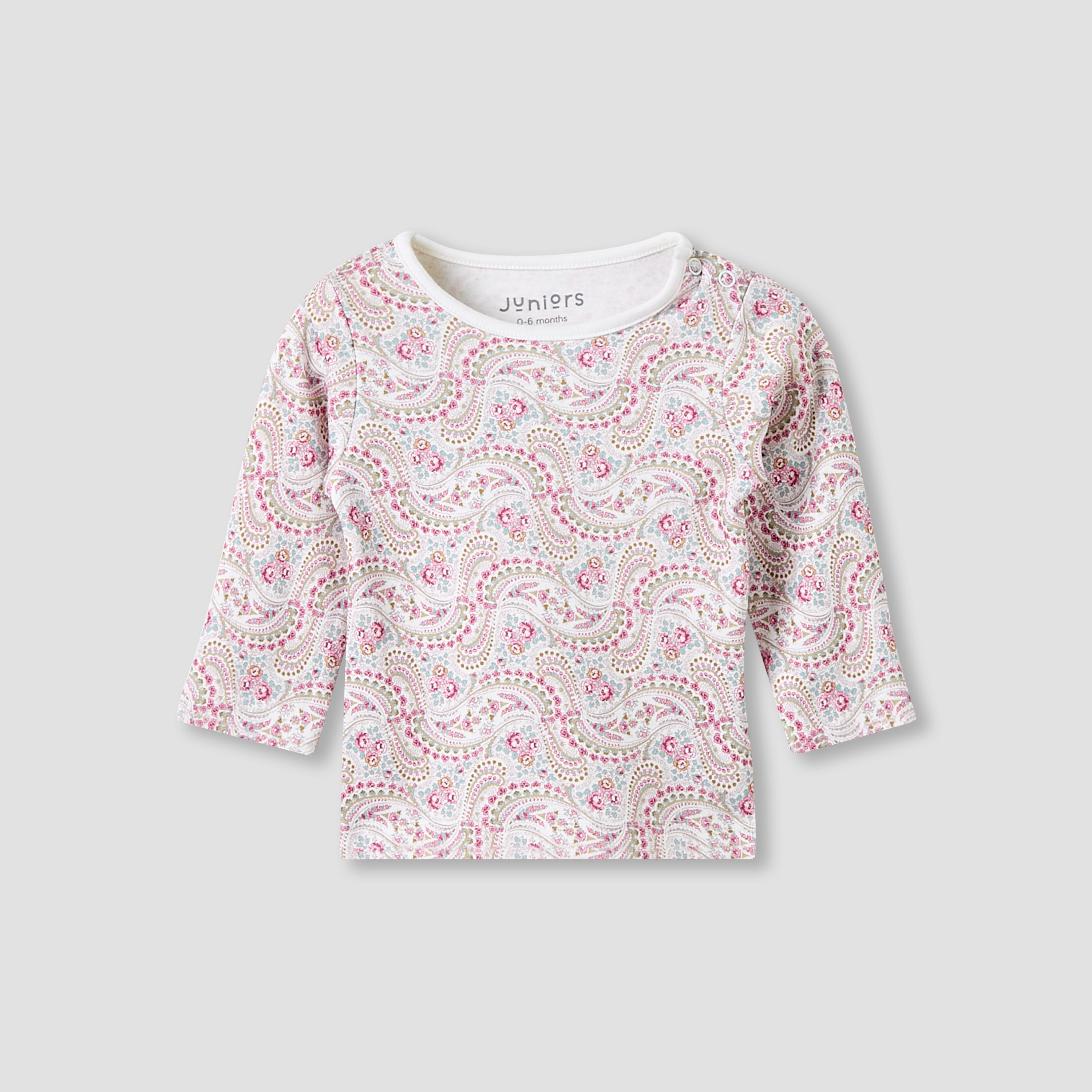 Juniors Pyjama Set with Floral Print - Cotton - Long Sleeves-baby-girls-clothing-nightwear-pyjamasets-image-3