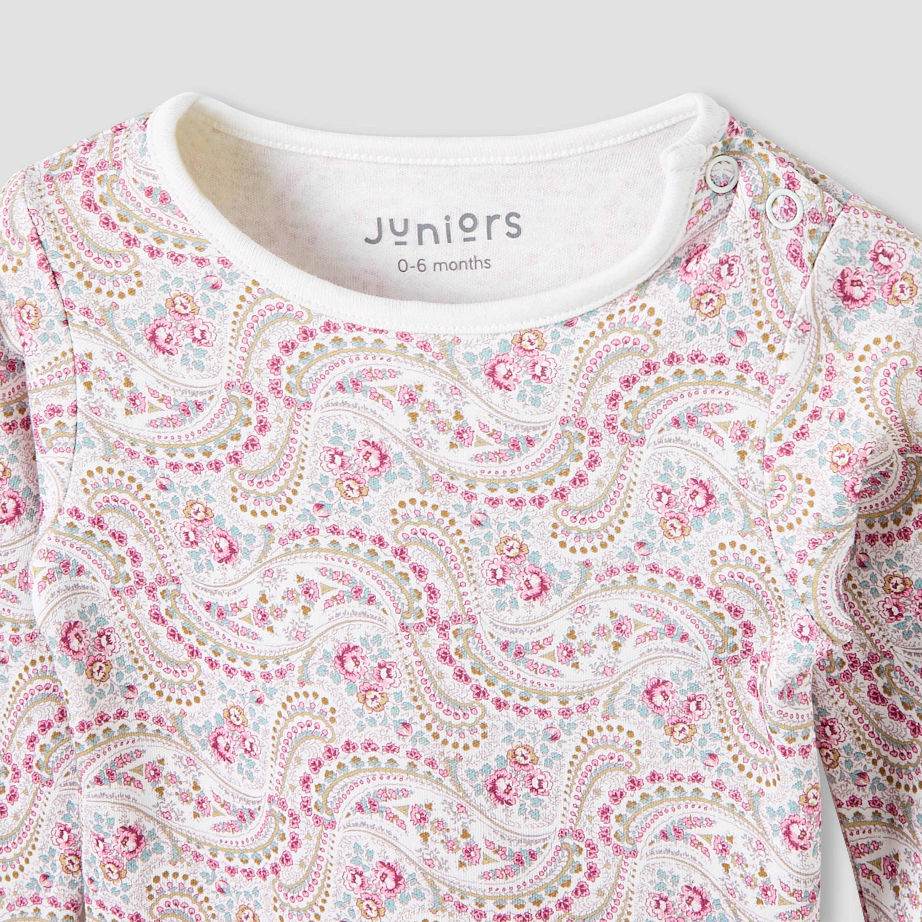 Juniors Pyjama Set with Floral Print - Cotton - Long Sleeves-baby-girls-clothing-nightwear-pyjamasets-image-5
