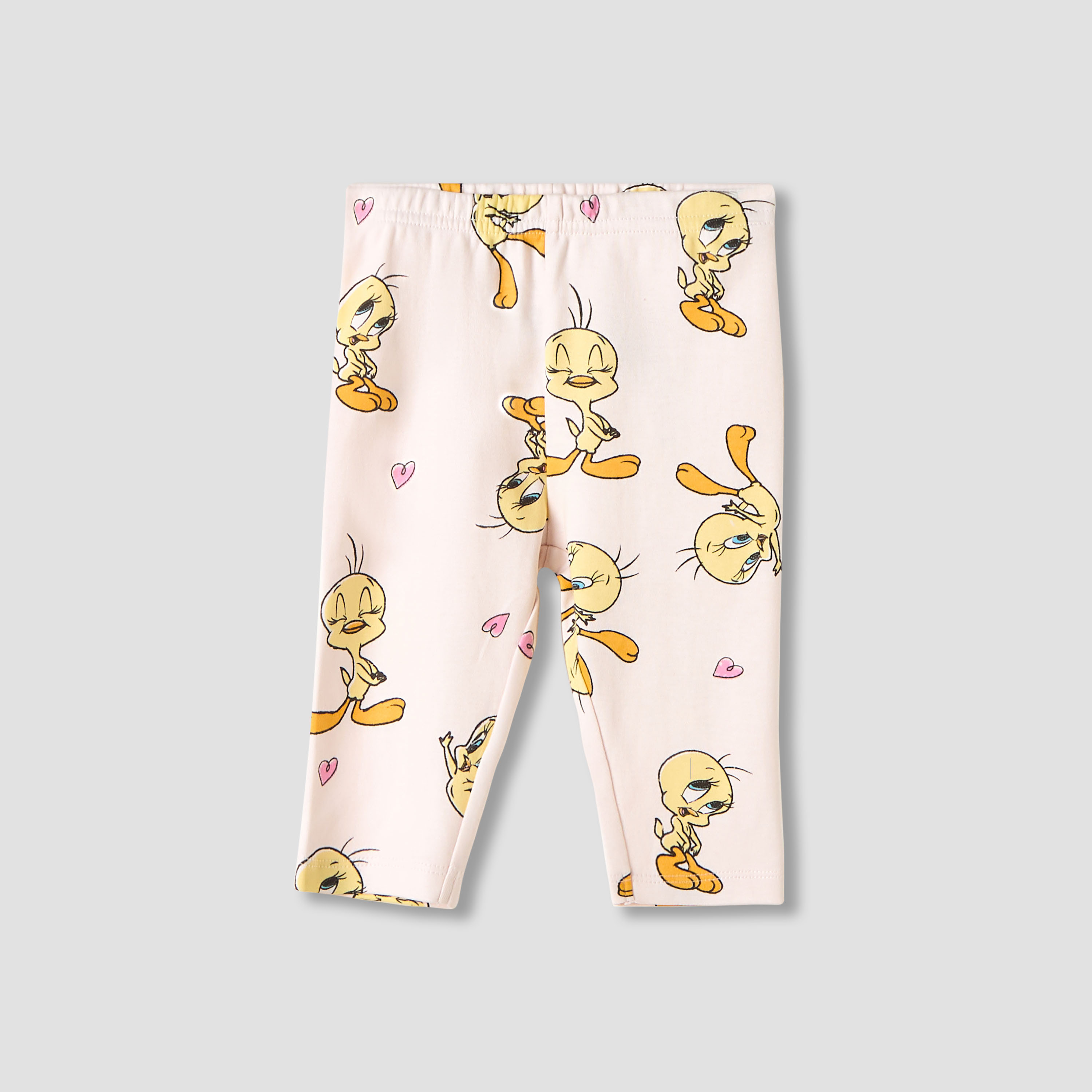 Disney Tweety Print Shirt and Pyjama Set-baby-girls-clothing-nightwear-pyjamasets-image-3