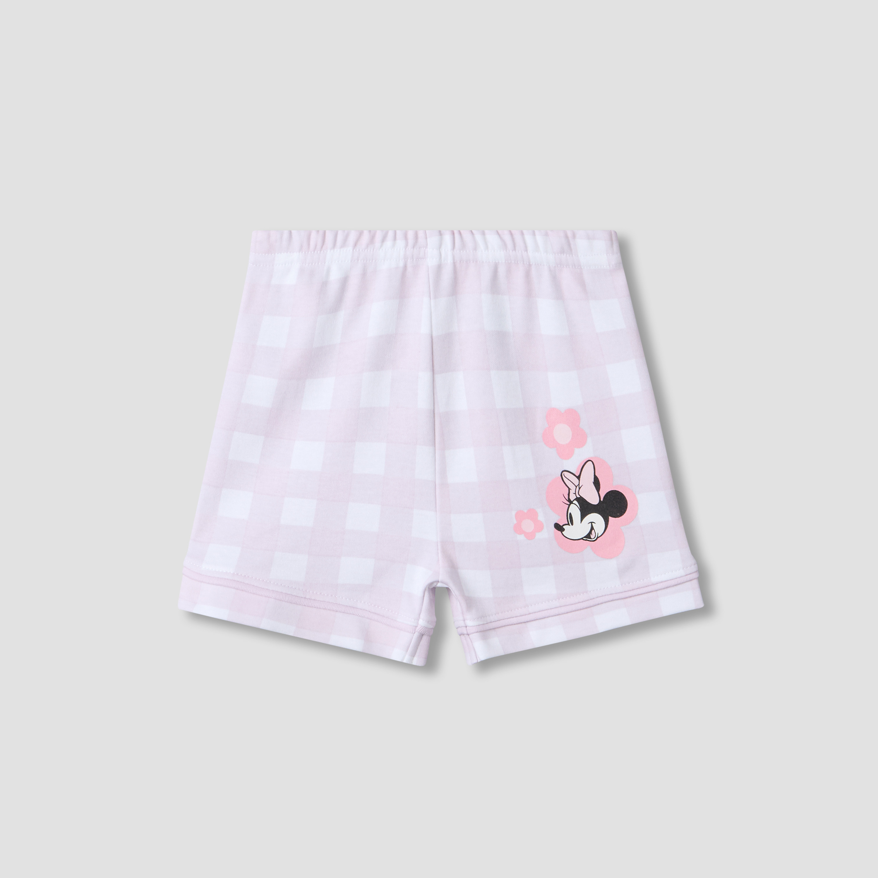 Disney Peter Pan Collar Short Sleeves Shirt and Shorts Set with Minnie Mouse Print-baby-girls-clothing-setsandcoords-image-3