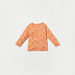 Juniors All-Over Triangle Print Long Sleeves T-shirt and Pyjama Set-Pyjama Sets-thumbnailMobile-1