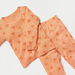 Juniors All-Over Triangle Print Long Sleeves T-shirt and Pyjama Set-Pyjama Sets-thumbnailMobile-3