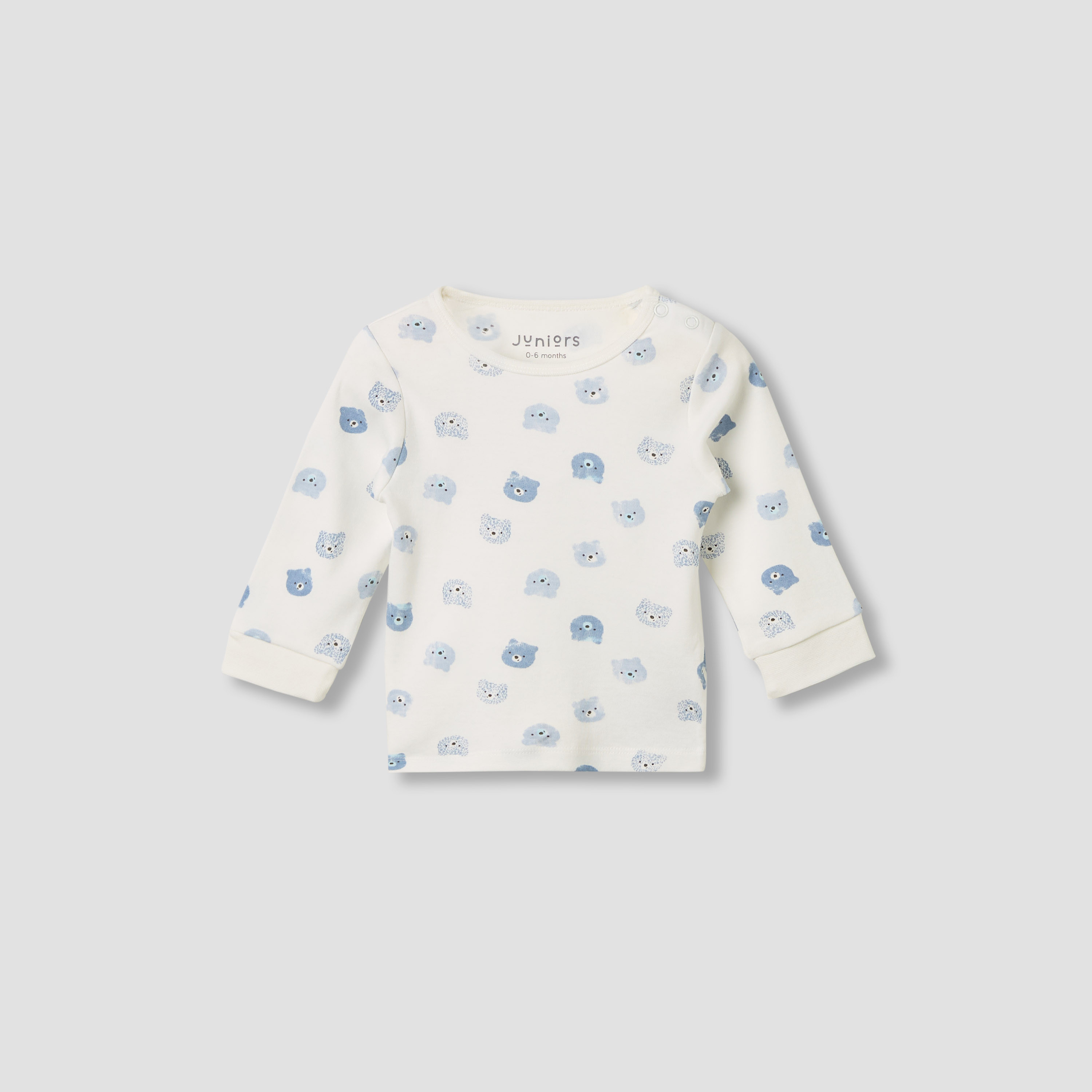 Juniors Pyjama Set with Assorted Prints - Cotton - Long Sleeves - Round Neck - Set of 3-baby-boys-clothing-nightwear-pyjamasets-image-4